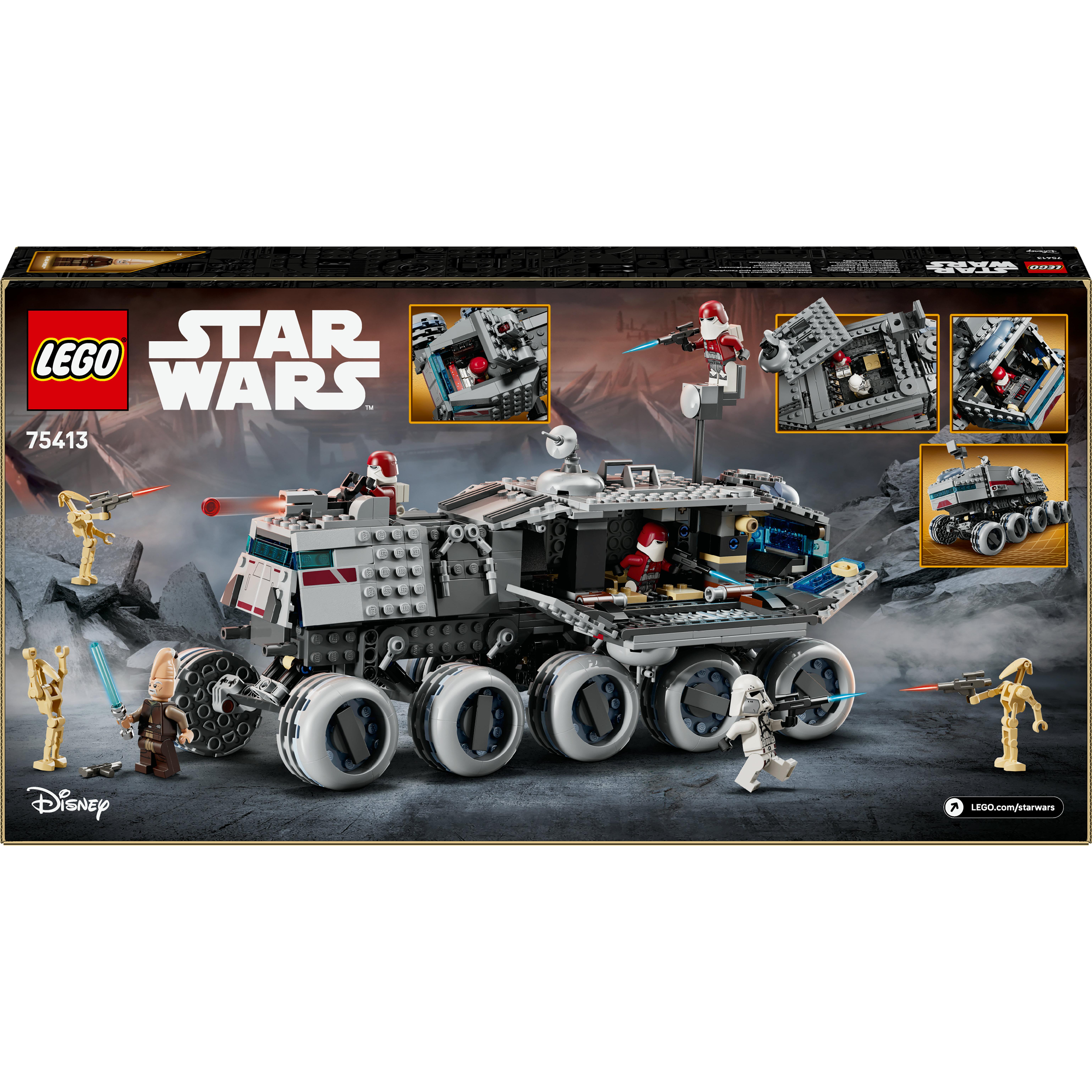 Voir la diapositive 8 : LEGO Star Wars 75413 The Clone Wars Le Juggernaut de la République - Jeu 9 ans - Cadeau
