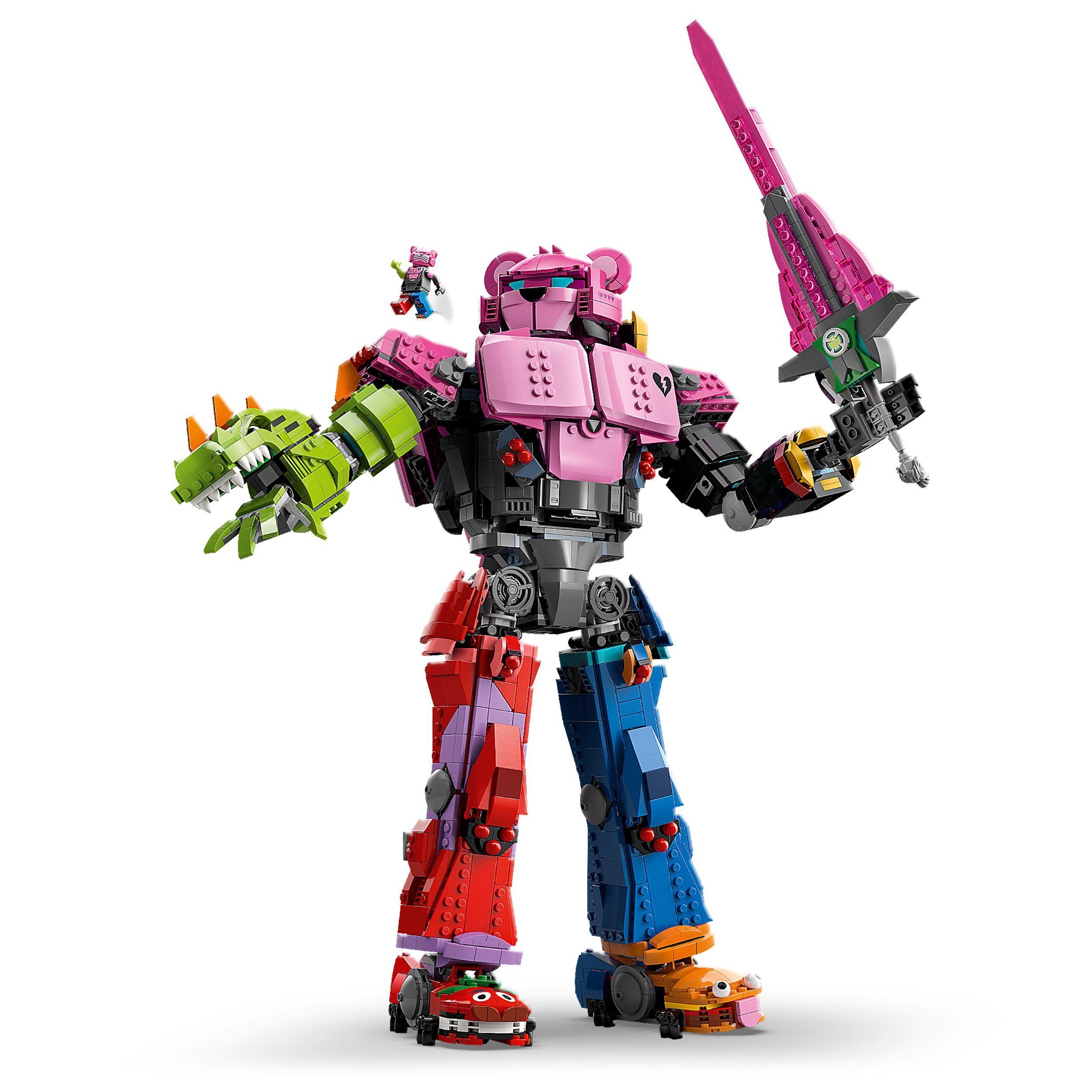 Voir la diapositive 4 : LEGO Fortnite 77078 Chef de l'Équipe Mécha - Set de Construction Collector pour Adulte