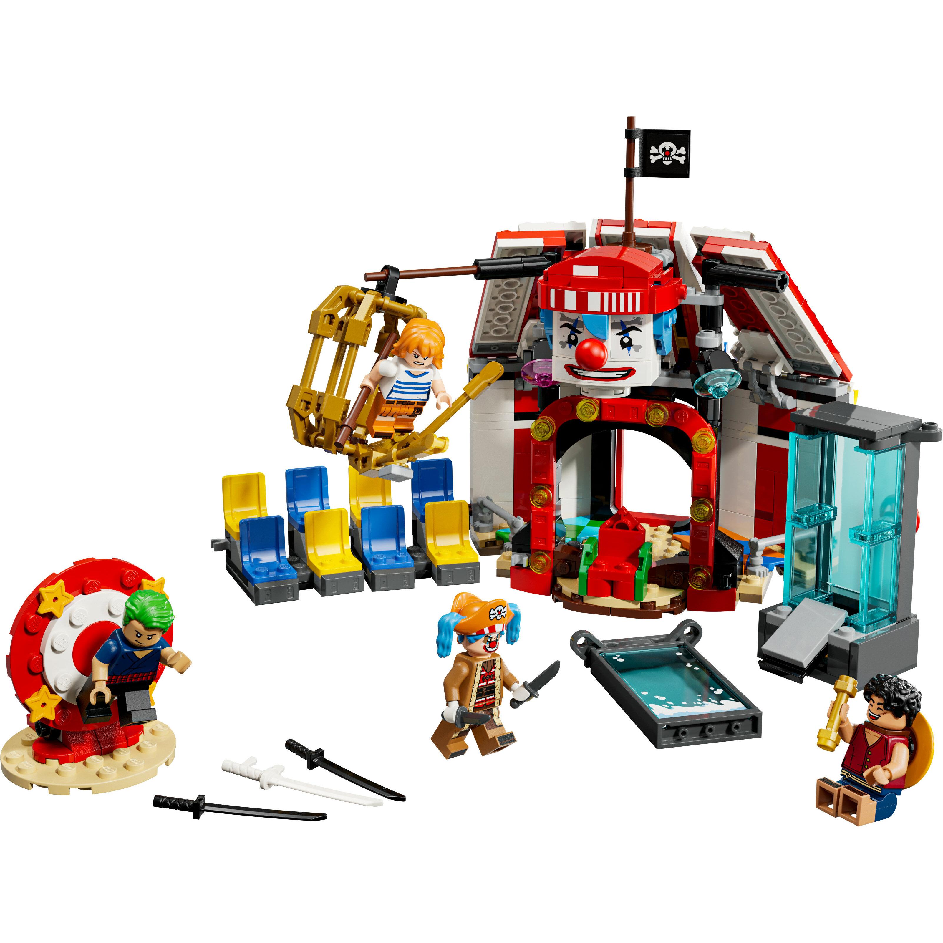 Voir la diapositive 2 : LEGO ONE PIECE 75637 Le Chapiteau de Baggy le Clown -  Jeu pour Garçon dès 8 ans - Cadeau