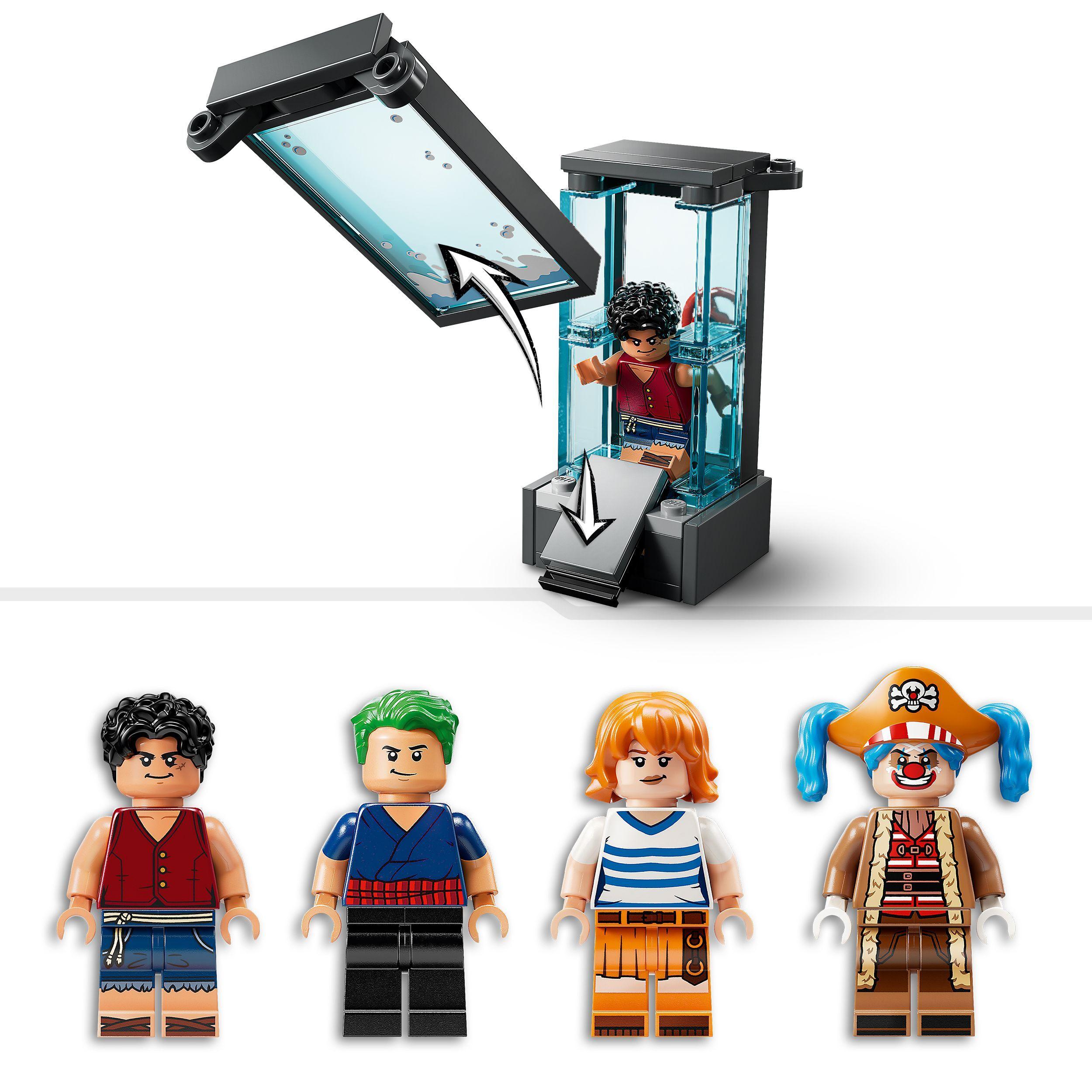 Voir la diapositive 5 : LEGO ONE PIECE 75637 Le Chapiteau de Baggy le Clown -  Jeu pour Garçon dès 8 ans - Cadeau