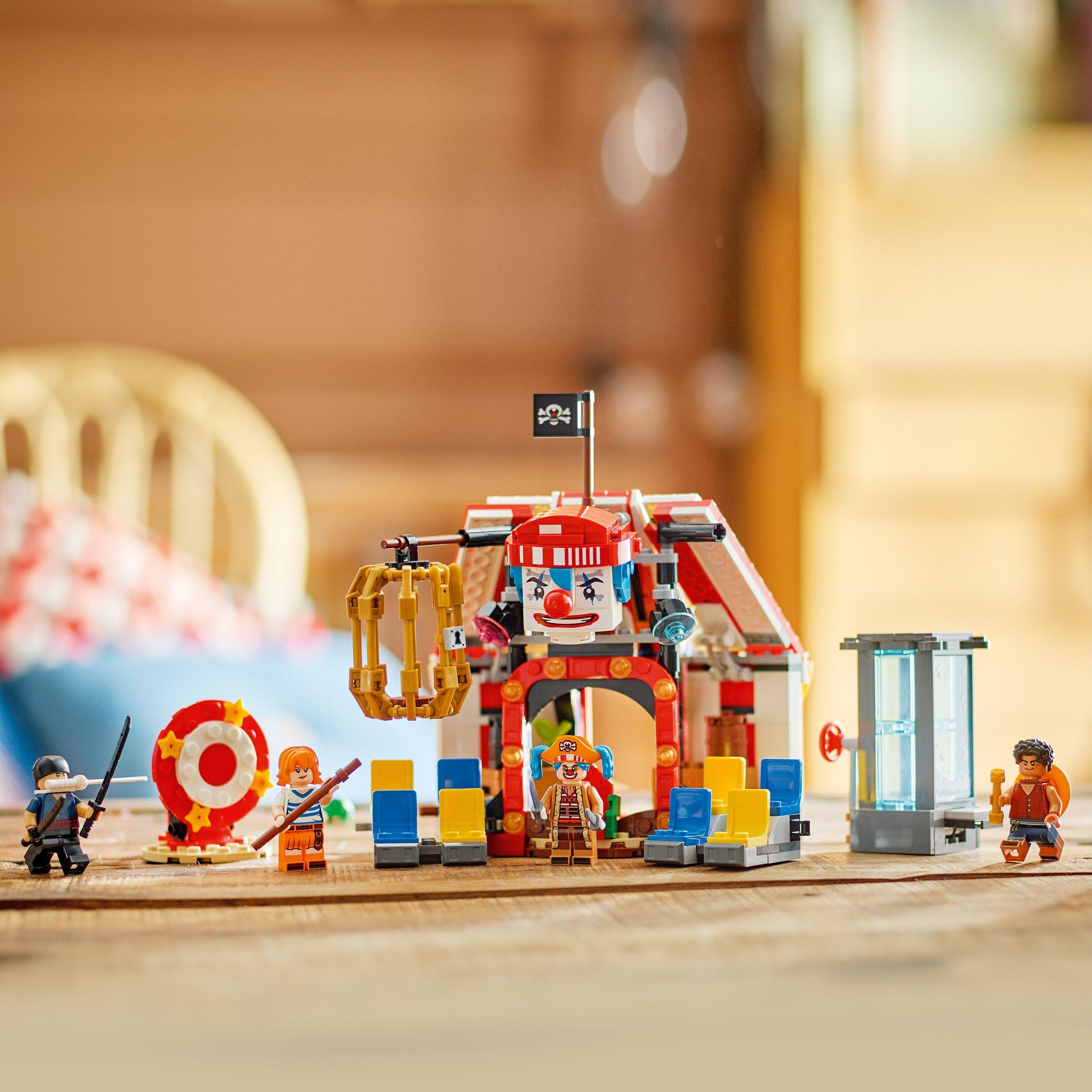 Voir la diapositive 6 : LEGO ONE PIECE 75637 Le Chapiteau de Baggy le Clown -  Jeu pour Garçon dès 8 ans - Cadeau