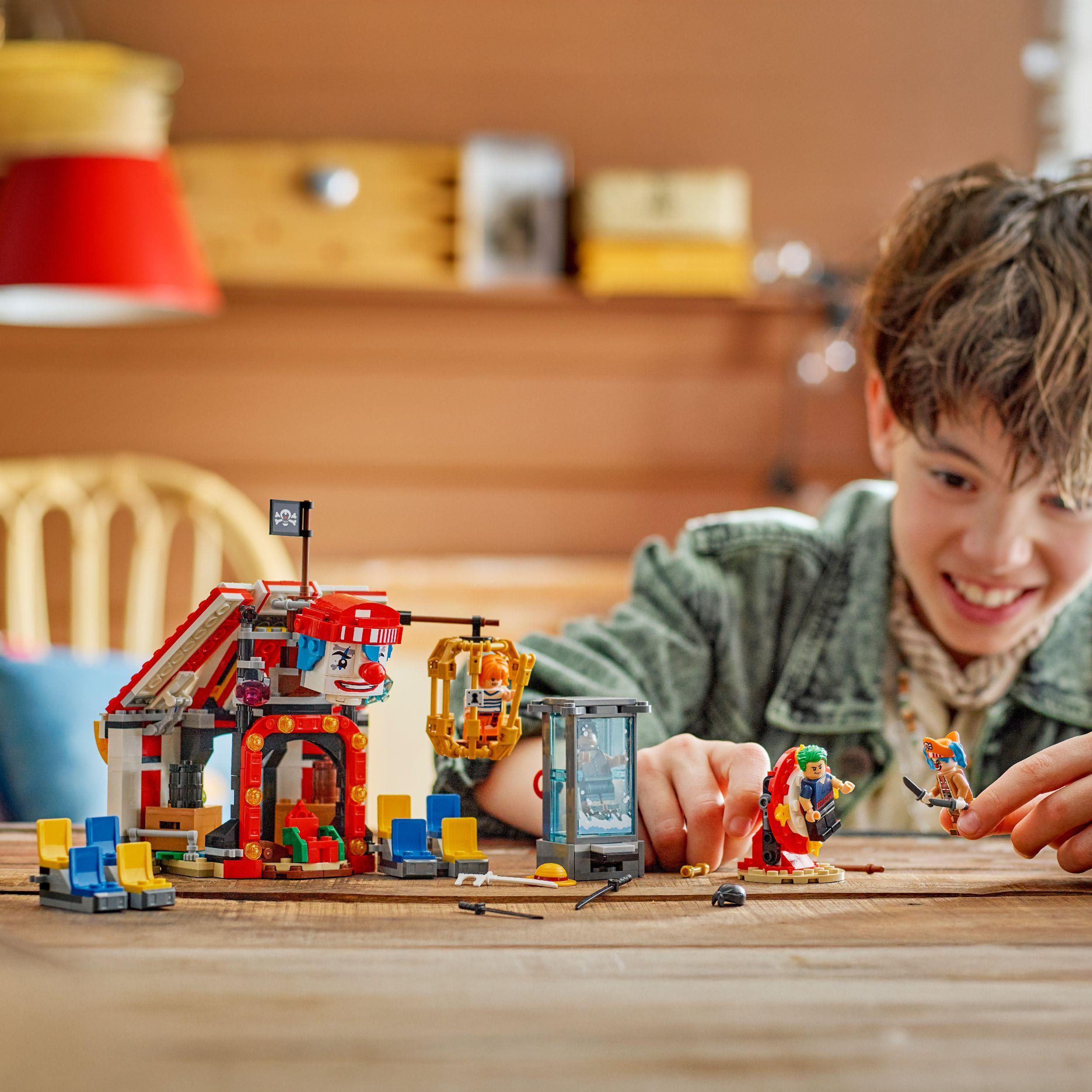Voir la diapositive 7 : LEGO ONE PIECE 75637 Le Chapiteau de Baggy le Clown -  Jeu pour Garçon dès 8 ans - Cadeau