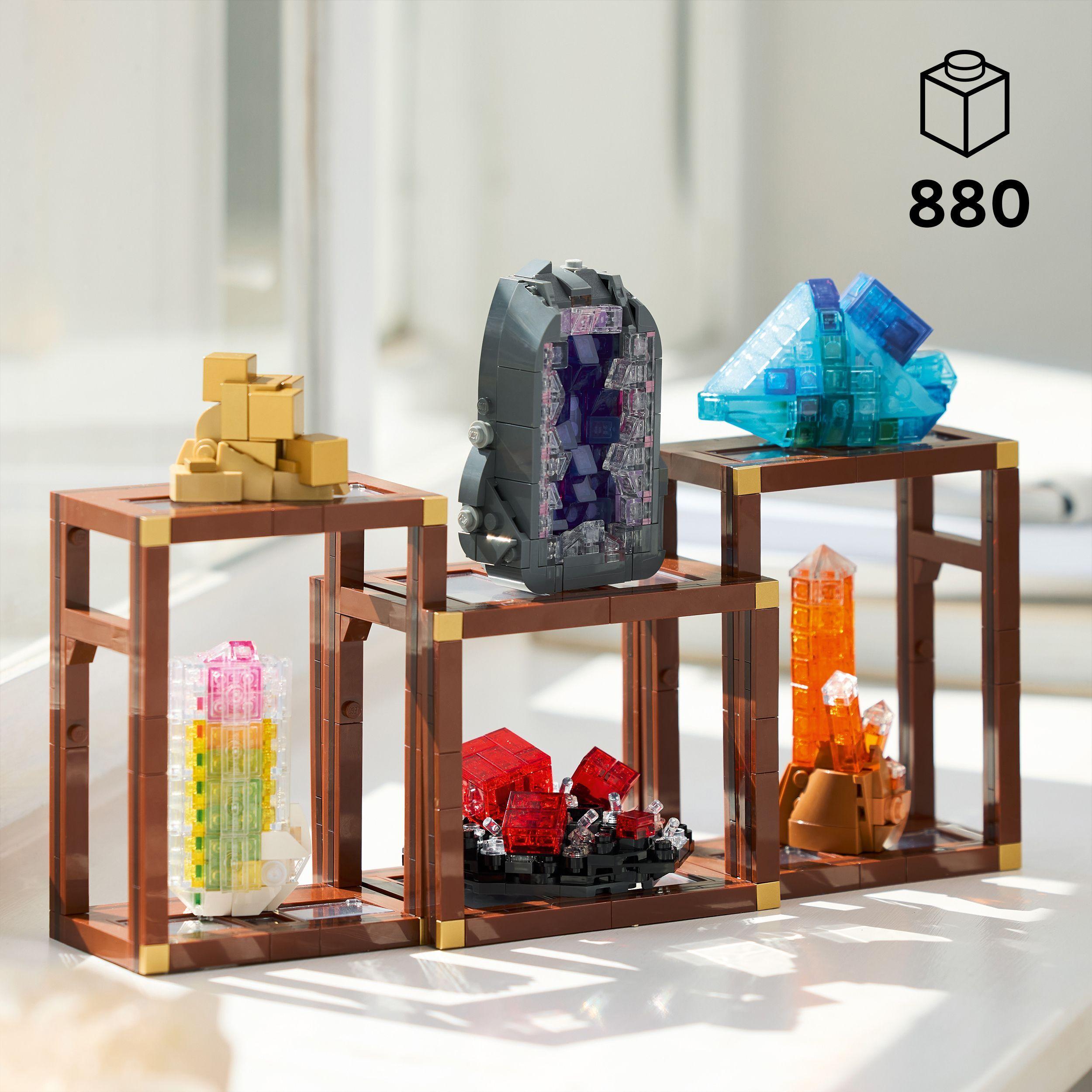 Voir la diapositive 3 : LEGO Ideas 21362 Collection de Minéraux - Set de Construction pour Adulte - Décoration