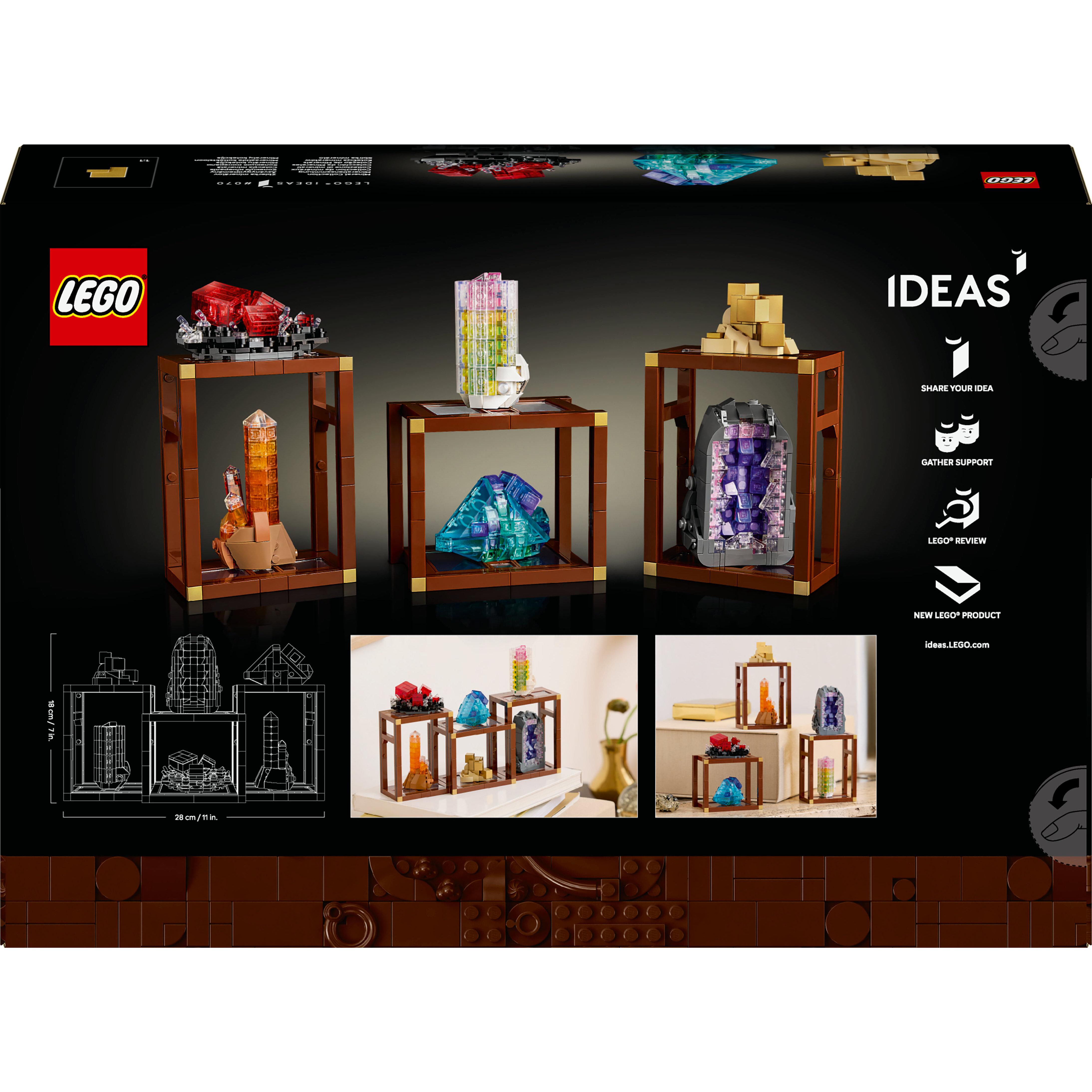 Voir la diapositive 8 : LEGO Ideas 21362 Collection de Minéraux - Set de Construction pour Adulte - Décoration