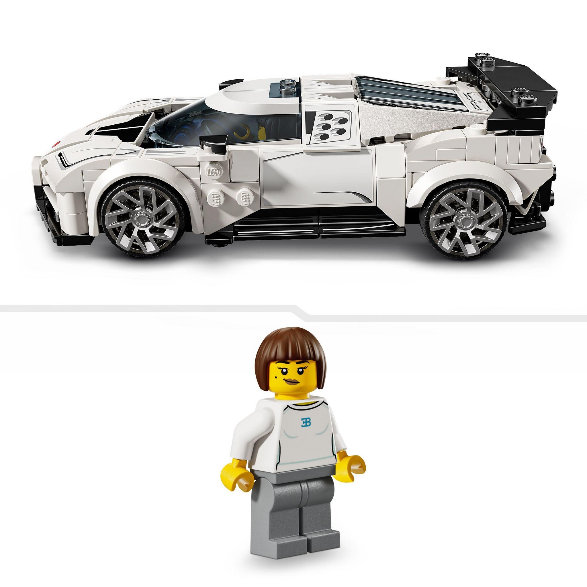 Voir la diapositive 5 : LEGO Speed Champions 77240 - HyperCar Bugatti Centodieci