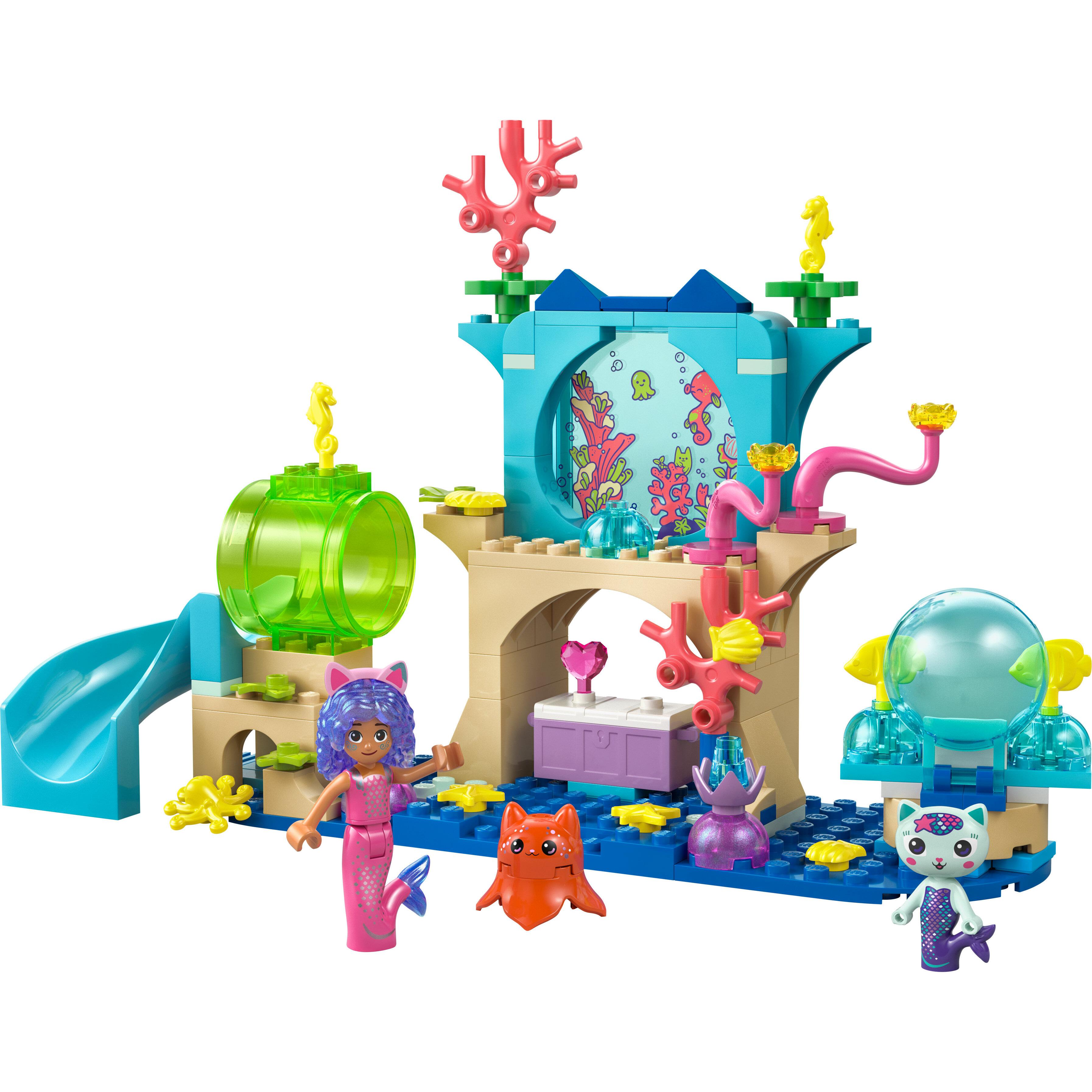 Voir la diapositive 2 : LEGO Gabby et la Maison Magique 11204 - Les aventures aquatiques de Gabby-Sirène