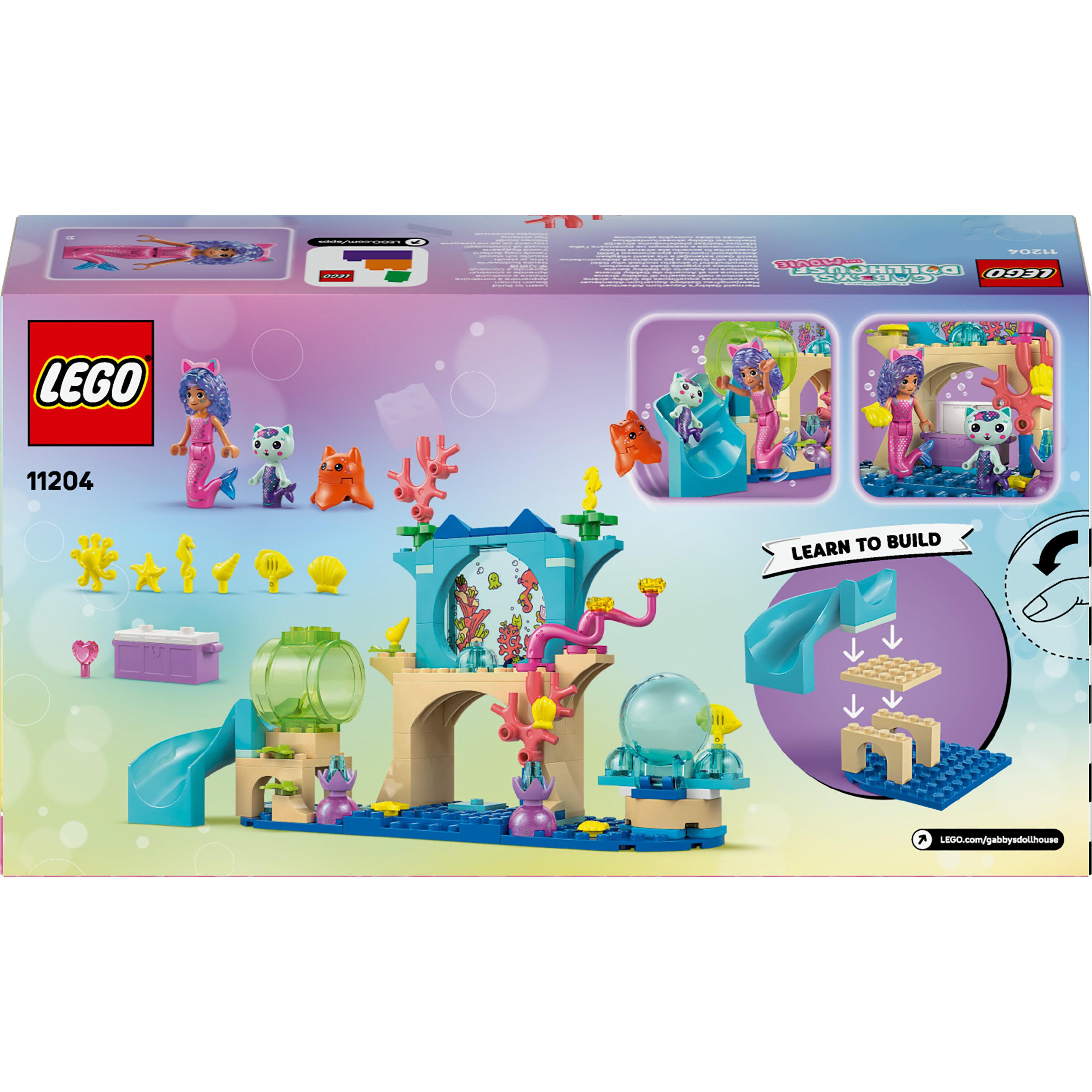 Voir la diapositive 8 : LEGO Gabby et la Maison Magique 11204 - Les aventures aquatiques de Gabby-Sirène