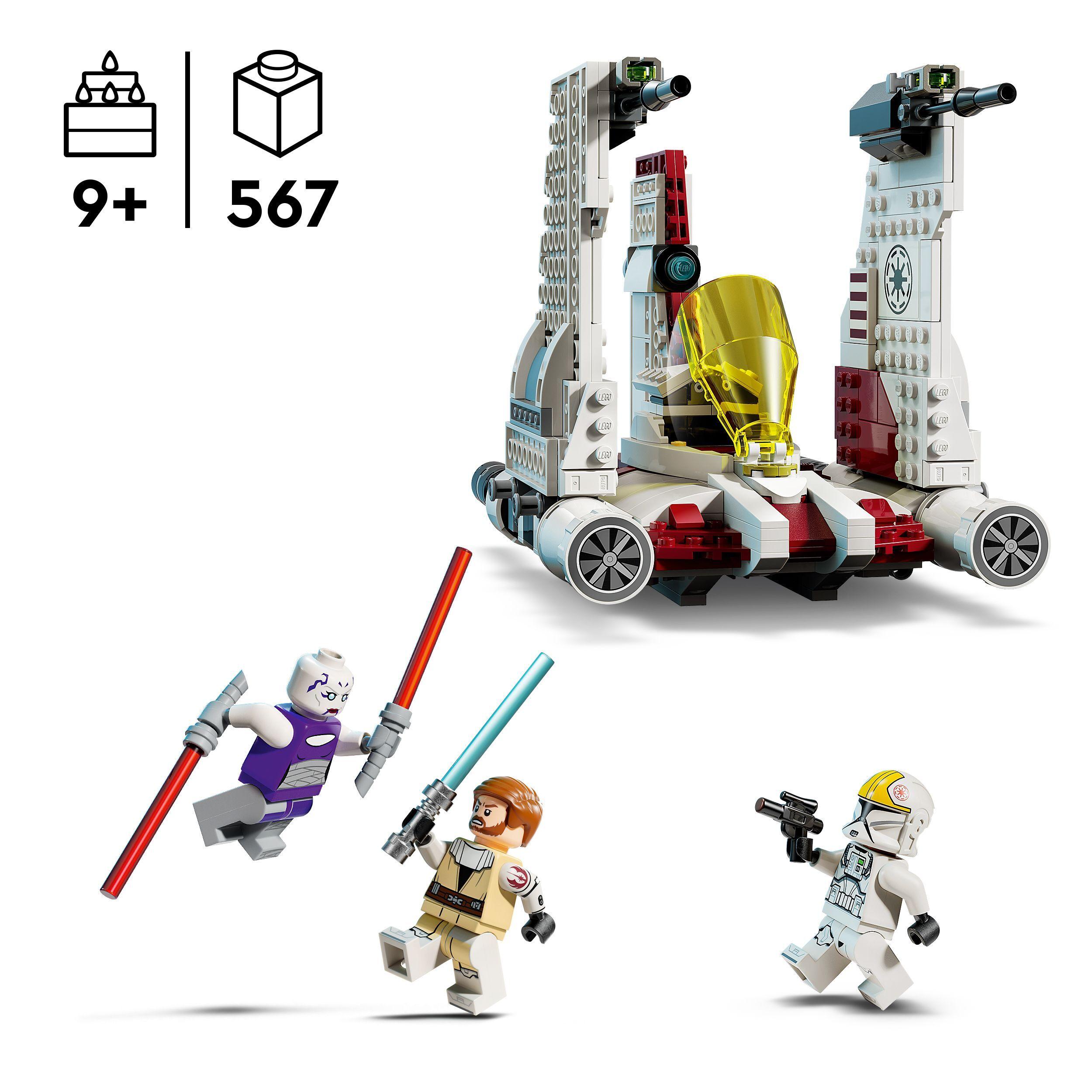 Voir la diapositive 3 : LEGO Star Wars 75432 The Clone Wars Chasseur V-19 Torrent - Jeu de Construction dès 9 ans