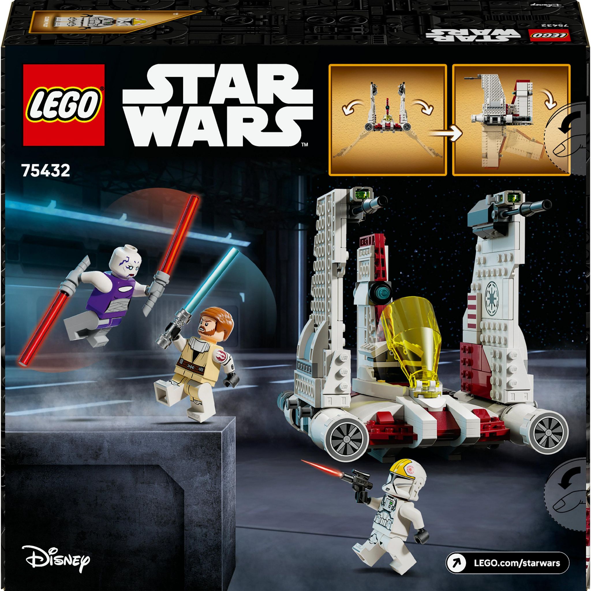 Voir la diapositive 8 : LEGO Star Wars 75432 - The Clone Wars Chasseur V-19 Torrent