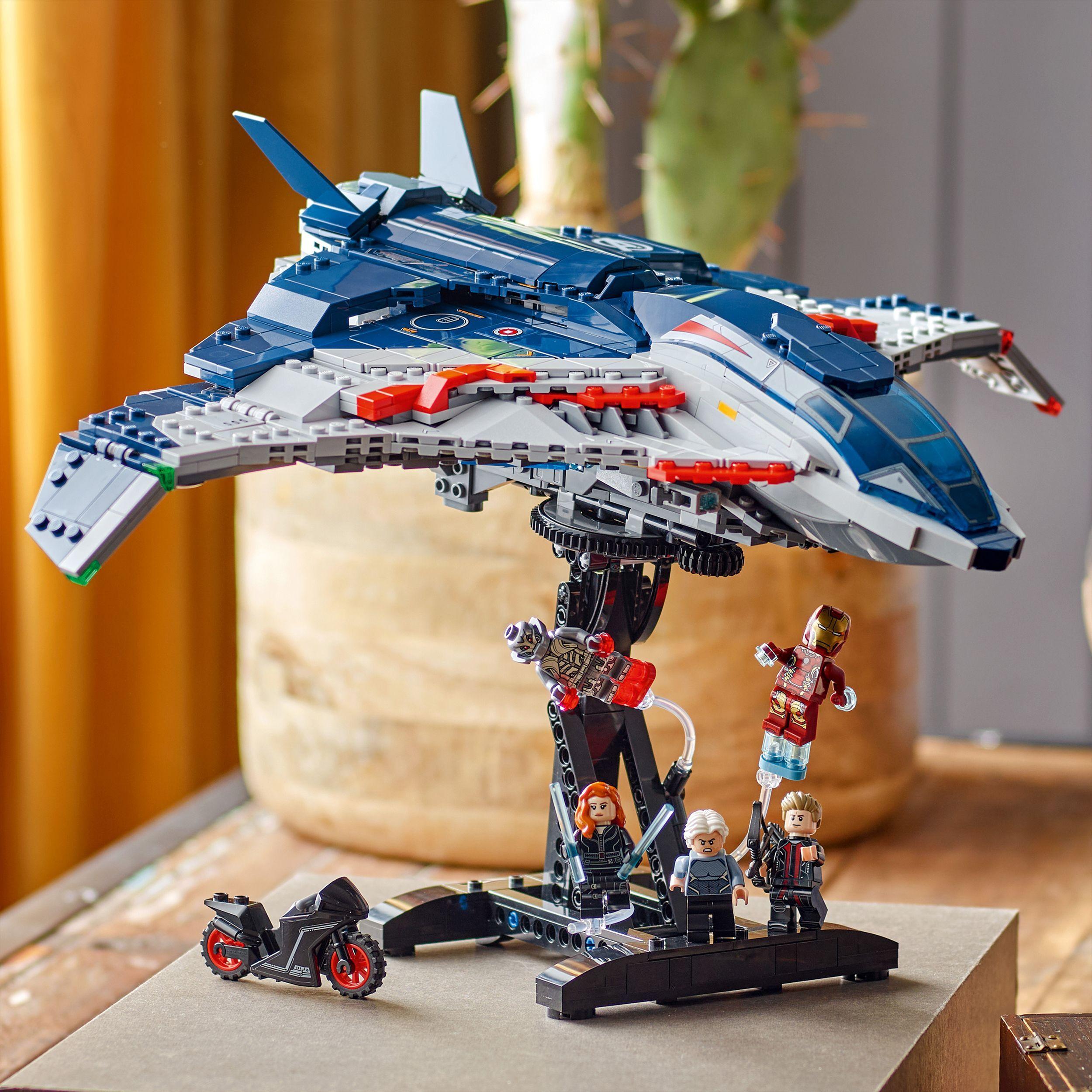 Voir la diapositive 6 : LEGO Marvel 76325 Le Quinjet d’Avengers : L'Ère d'Ultron - Jeu Garçon ou Fille 10 ans