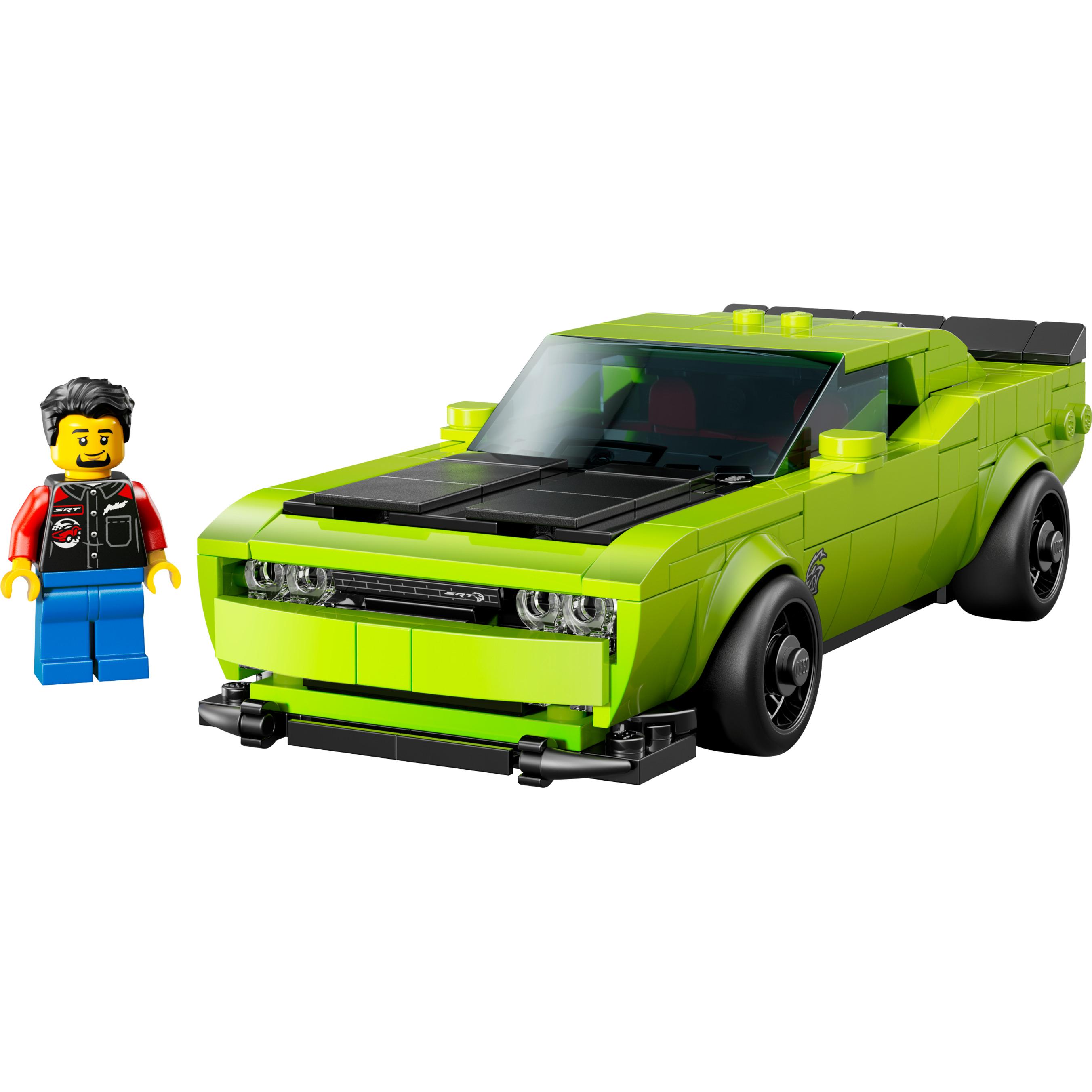 Voir la diapositive 2 : LEGO Speed Champions 77237 Voiture de Sport Dodge Challenger SRT Hellcat - Jouet dès 9 ans