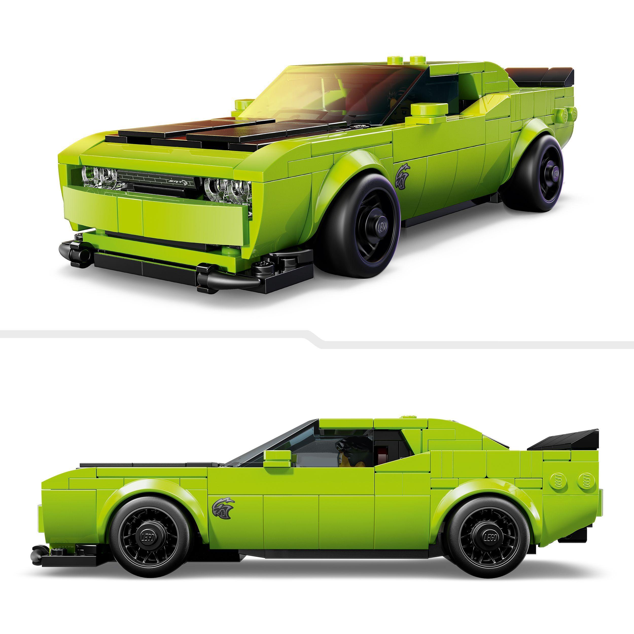 Voir la diapositive 4 : LEGO Speed Champions 77237 Voiture de Sport Dodge Challenger SRT Hellcat - Jouet dès 9 ans