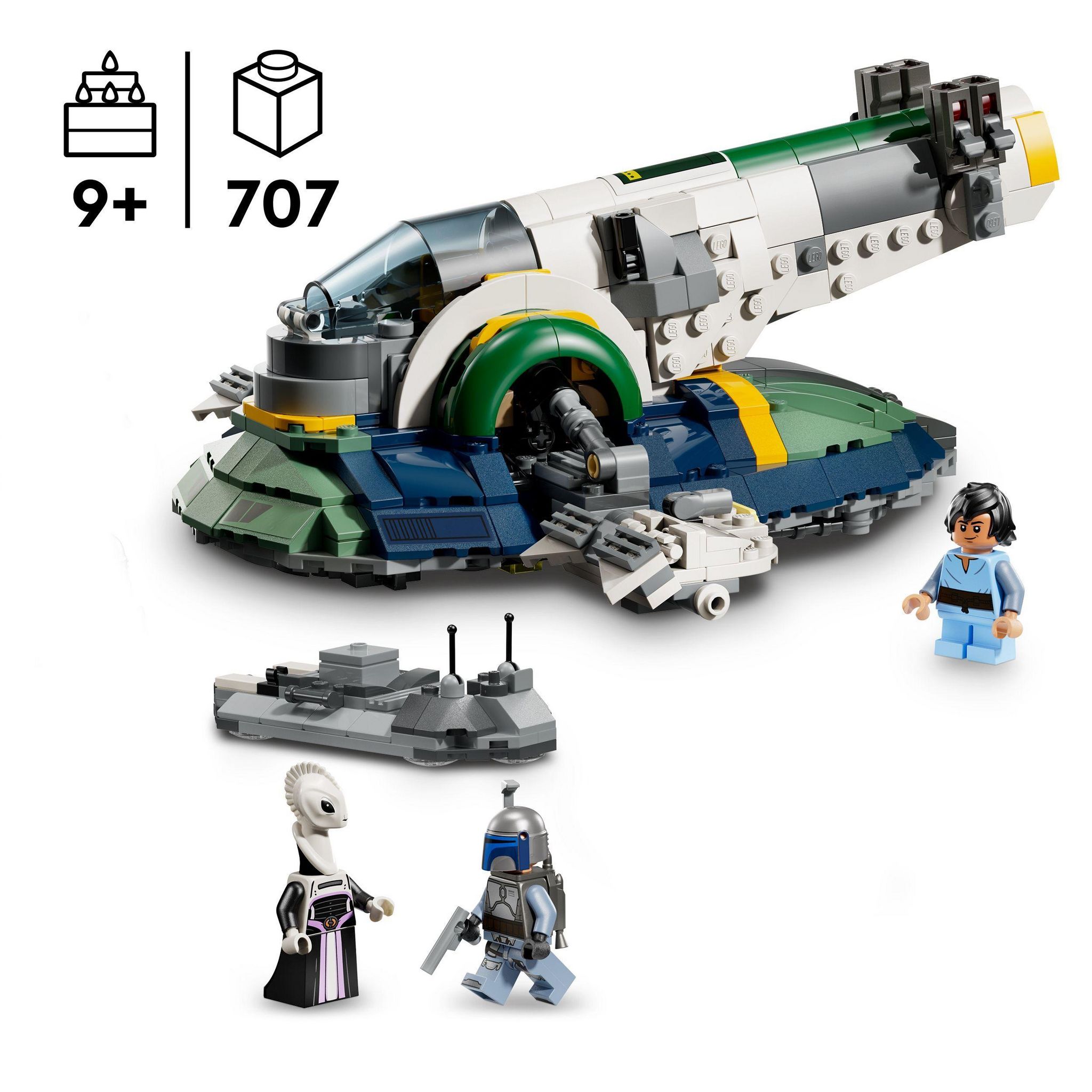 Voir la diapositive 3 : LEGO Star Wars 75433 - Le vaisseau de Jango Fett