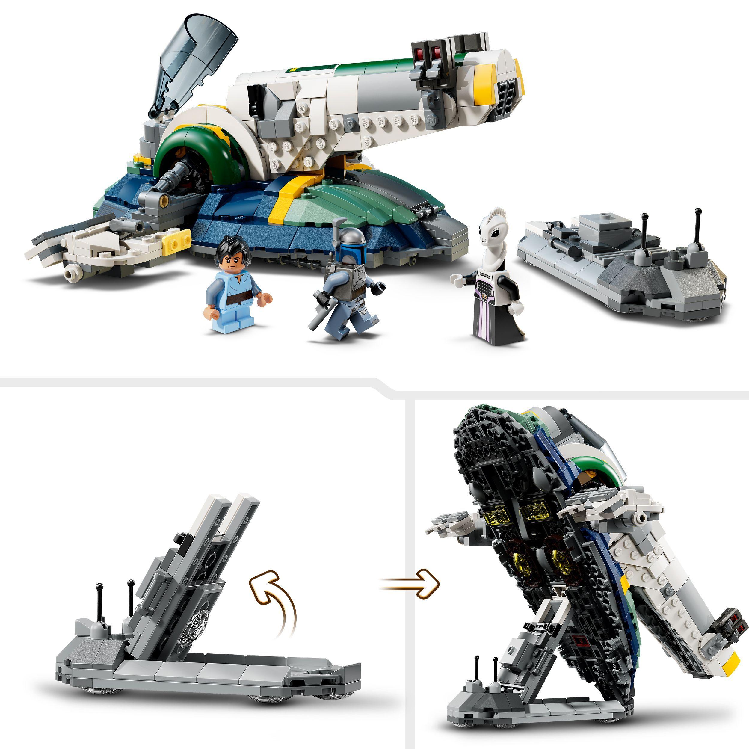 Voir la diapositive 4 : LEGO Star Wars 75433 L’Attaque des Clones Le Vaisseau de Jango Fett - Jouet dès 9 ans