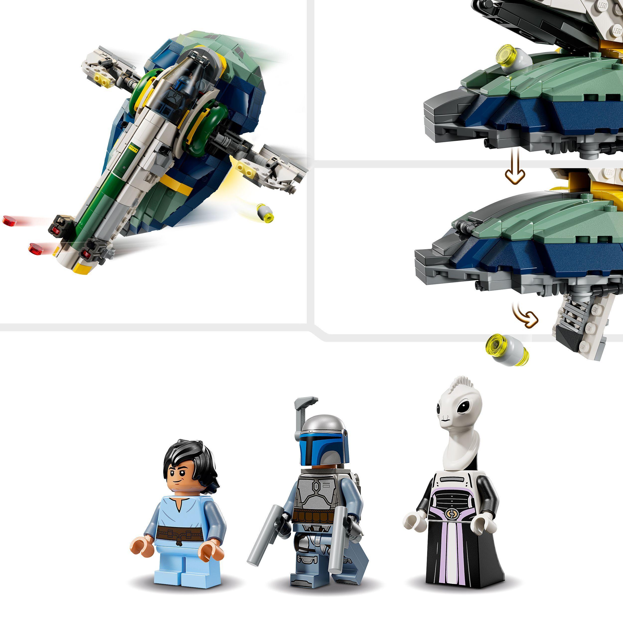 Voir la diapositive 5 : LEGO Star Wars 75433 L’Attaque des Clones Le Vaisseau de Jango Fett - Jouet dès 9 ans