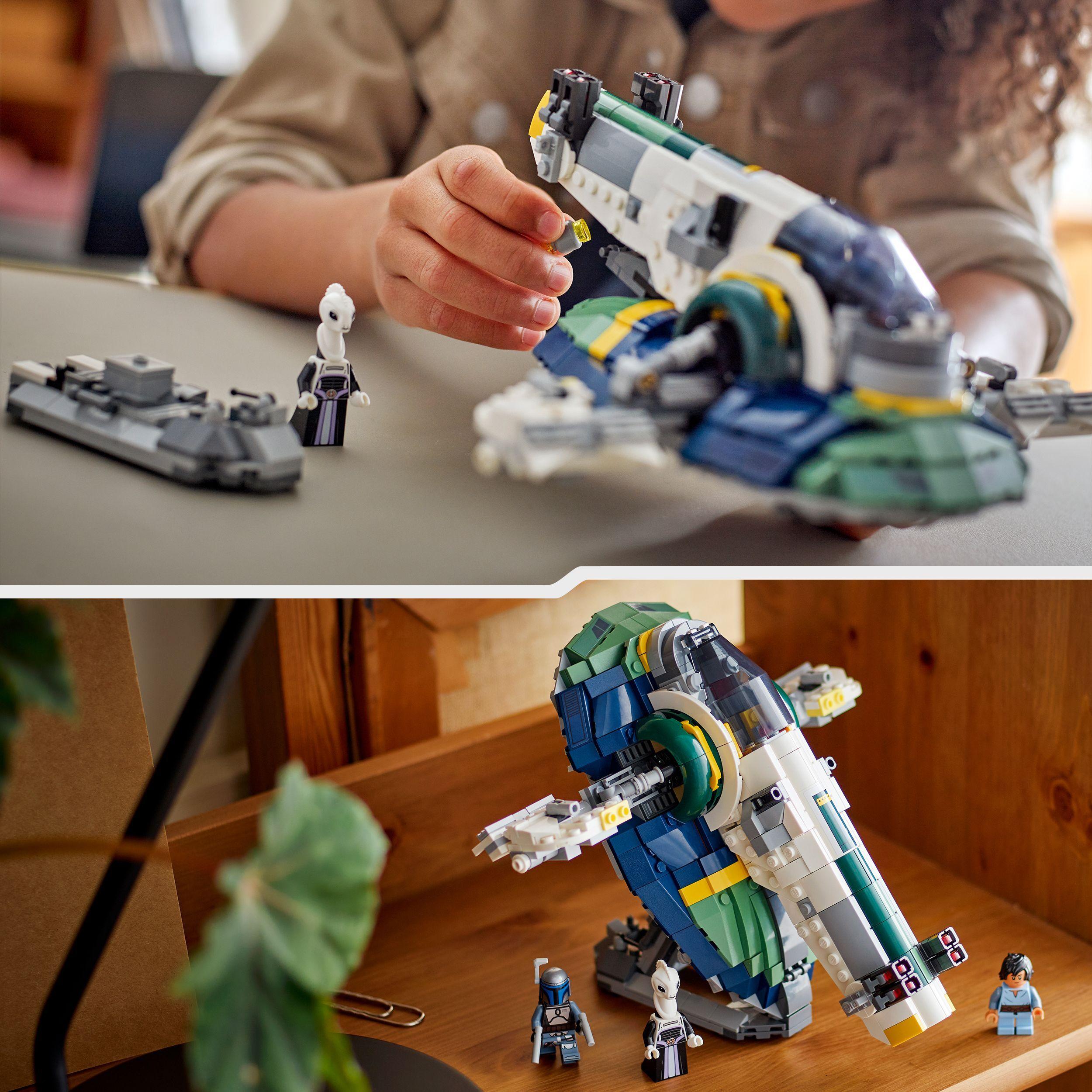 Voir la diapositive 6 : LEGO Star Wars 75433 L’Attaque des Clones Le Vaisseau de Jango Fett - Jouet dès 9 ans