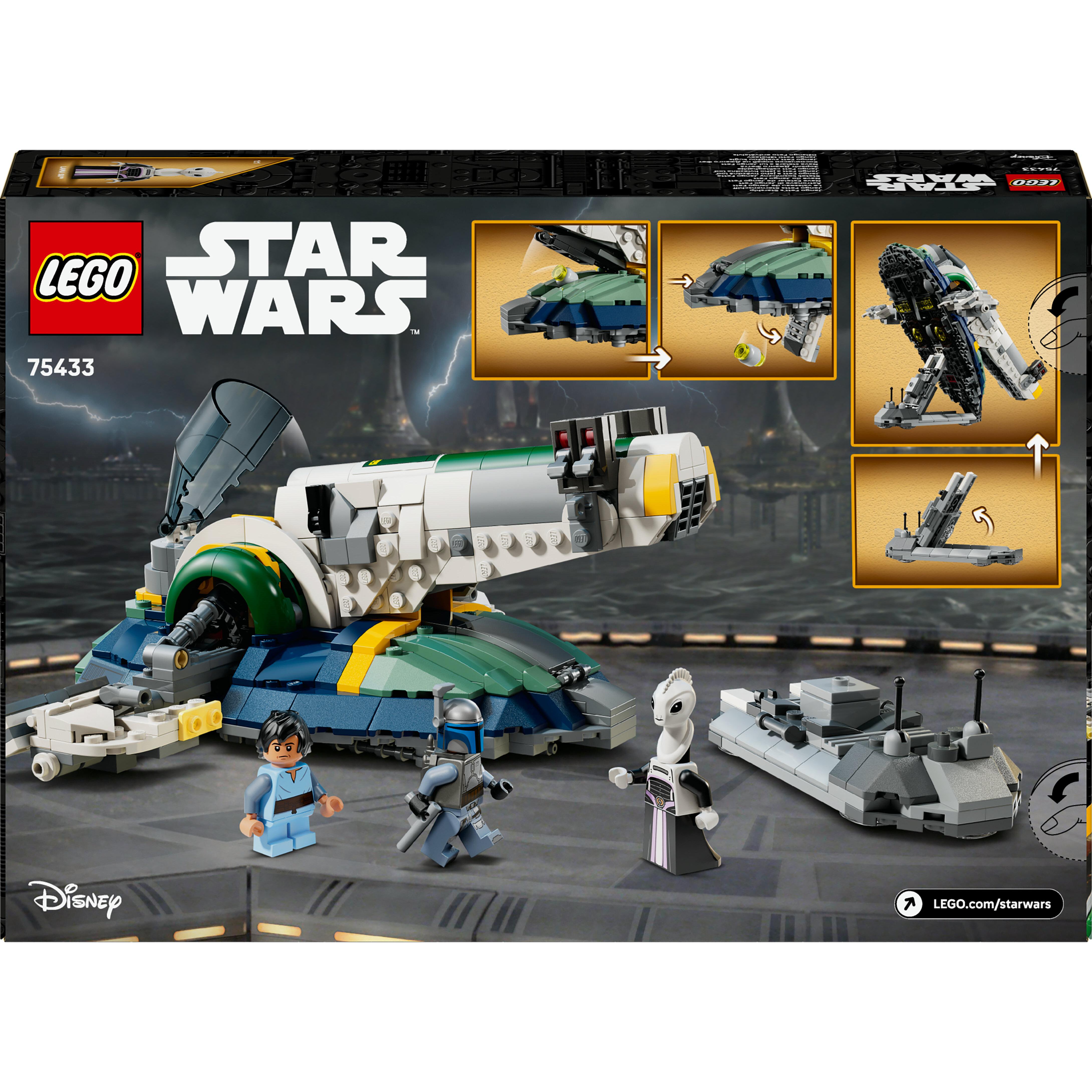 Voir la diapositive 8 : LEGO Star Wars 75433 L’Attaque des Clones Le Vaisseau de Jango Fett - Jouet dès 9 ans