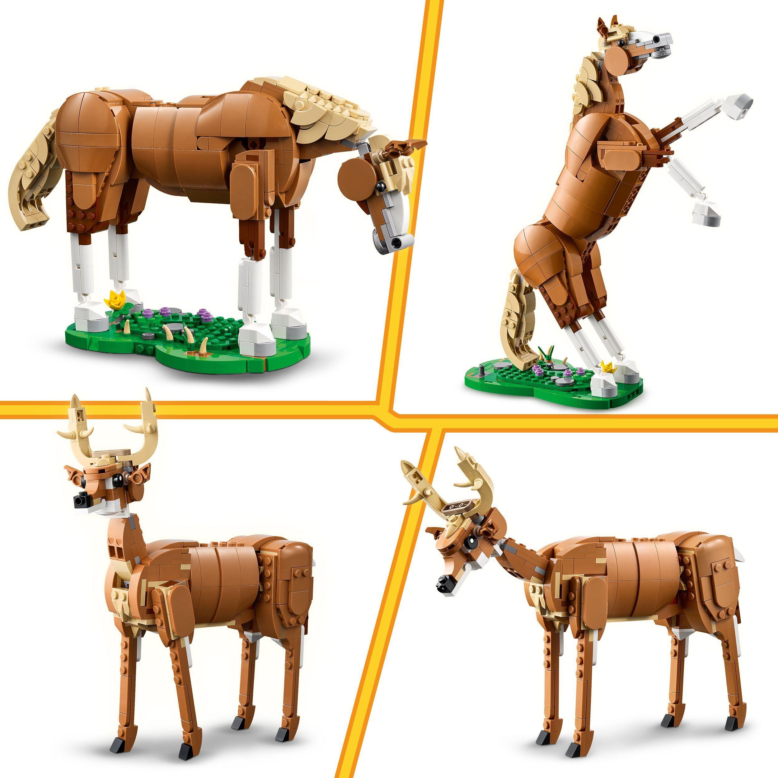 Voir la diapositive 4 : LEGO Creator 3-en-1 31166 Le Beau Cheval - Jeu de Construction dès 9 ans