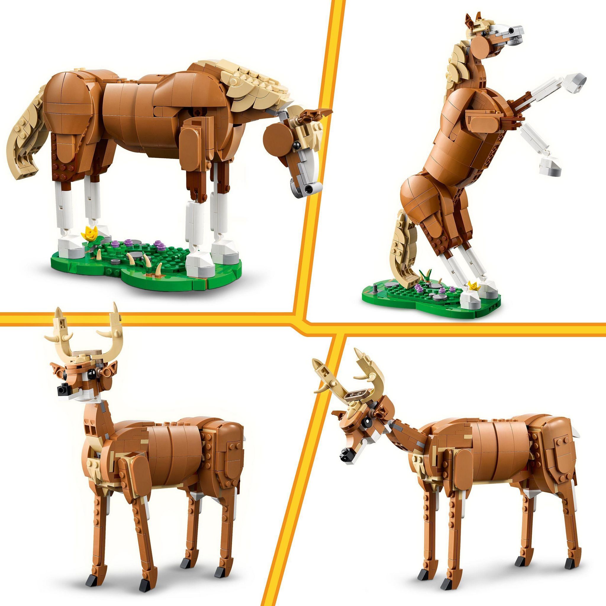 Voir la diapositive 4 : LEGO Creator 31166 - Le Beau Cheval