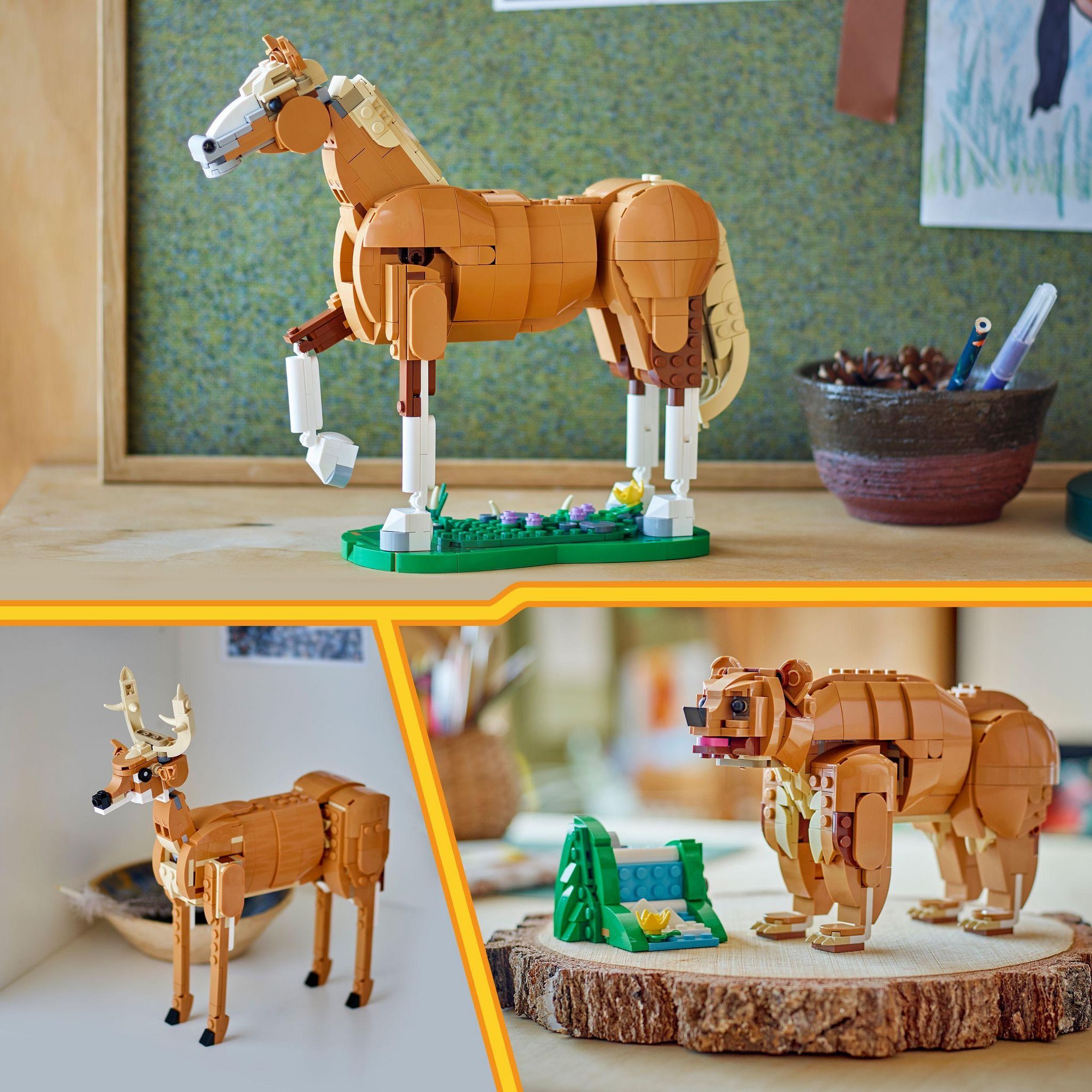Voir la diapositive 6 : LEGO Creator 31166 - Le Beau Cheval