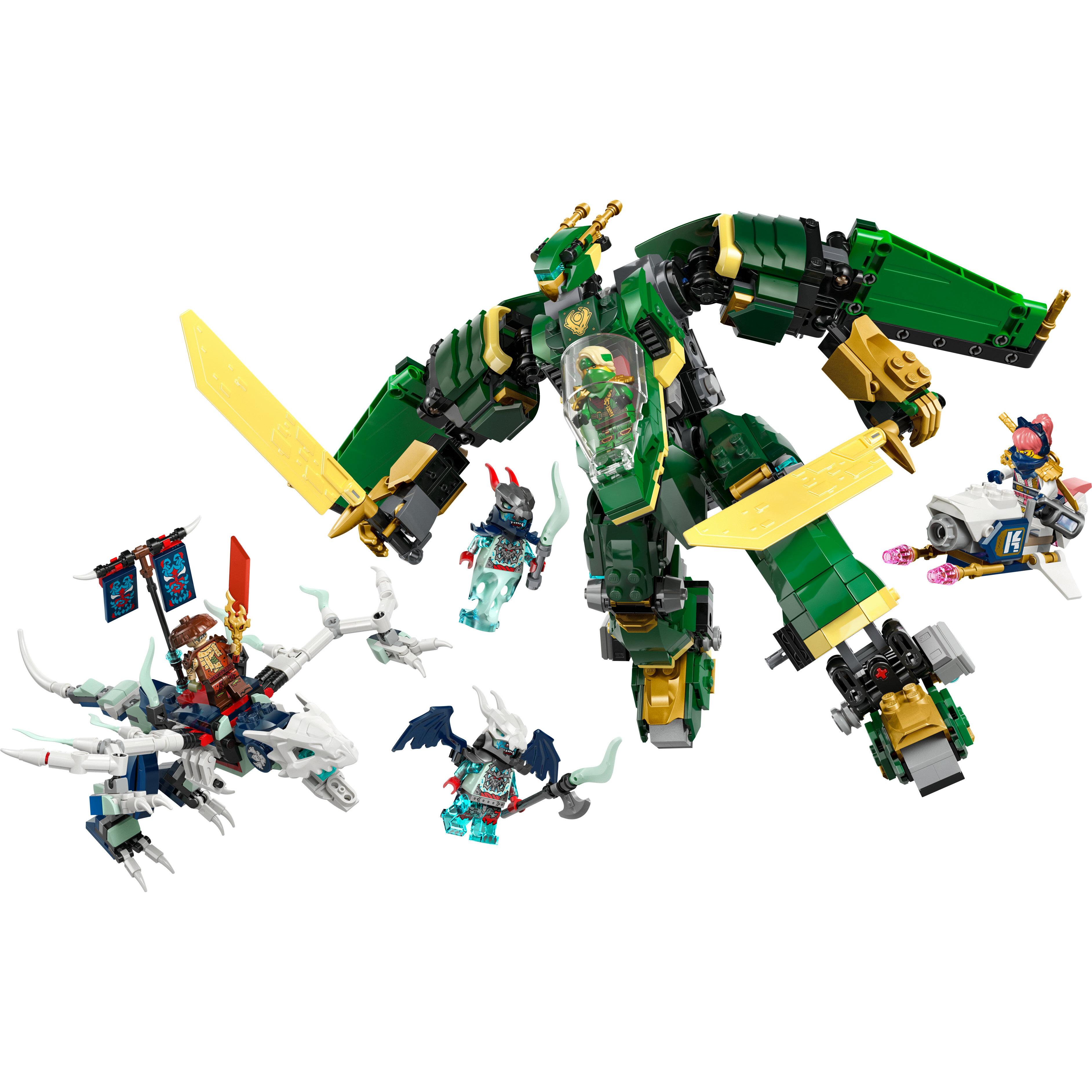 Voir la diapositive 2 : LEGO NINJAGO 71845 L’Avion-Robot de Lloyd - Jeu de Construction Garçon ou Fille dès 9 ans