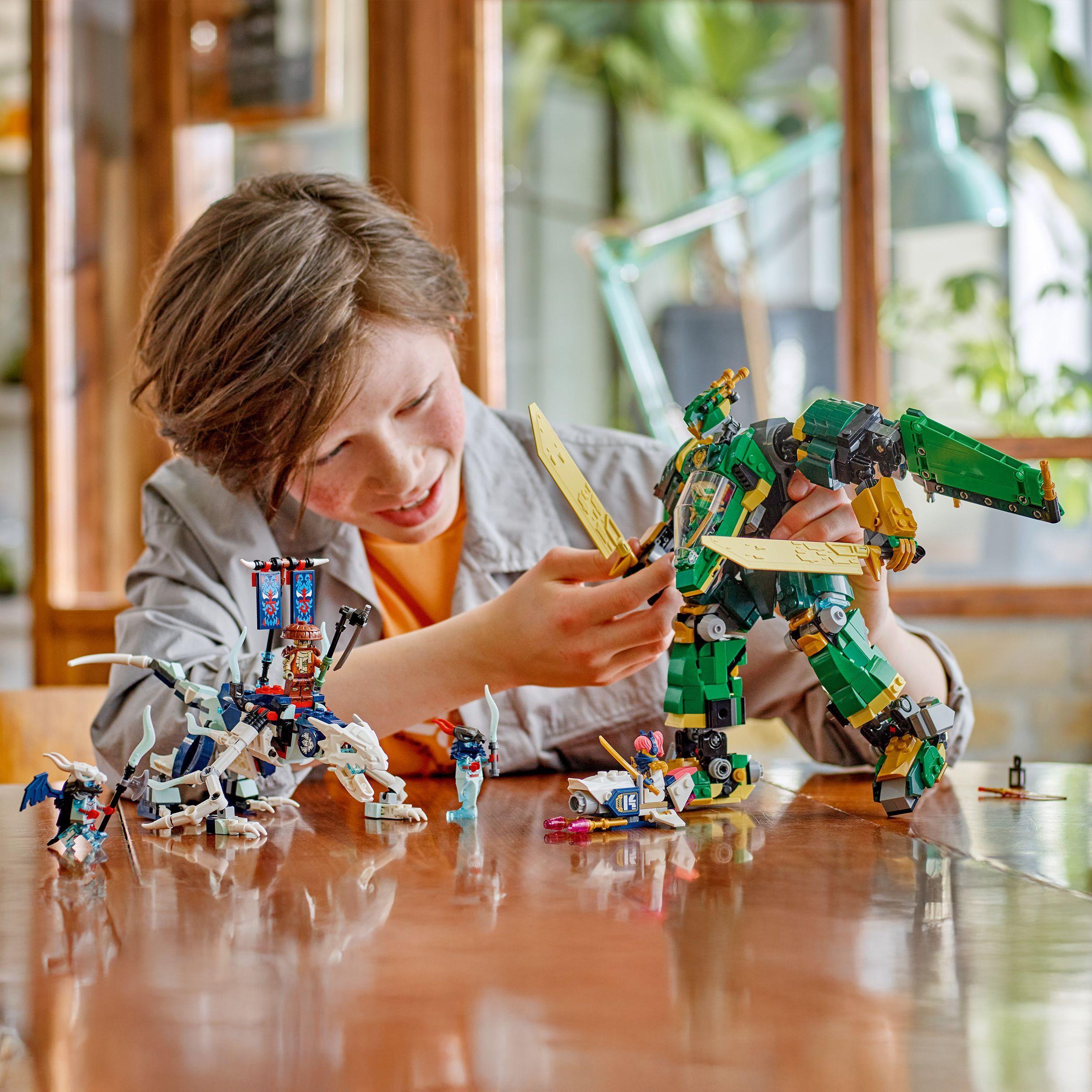 Voir la diapositive 7 : LEGO NINJAGO 71845 L’Avion-Robot de Lloyd - Jeu de Construction Garçon ou Fille dès 9 ans