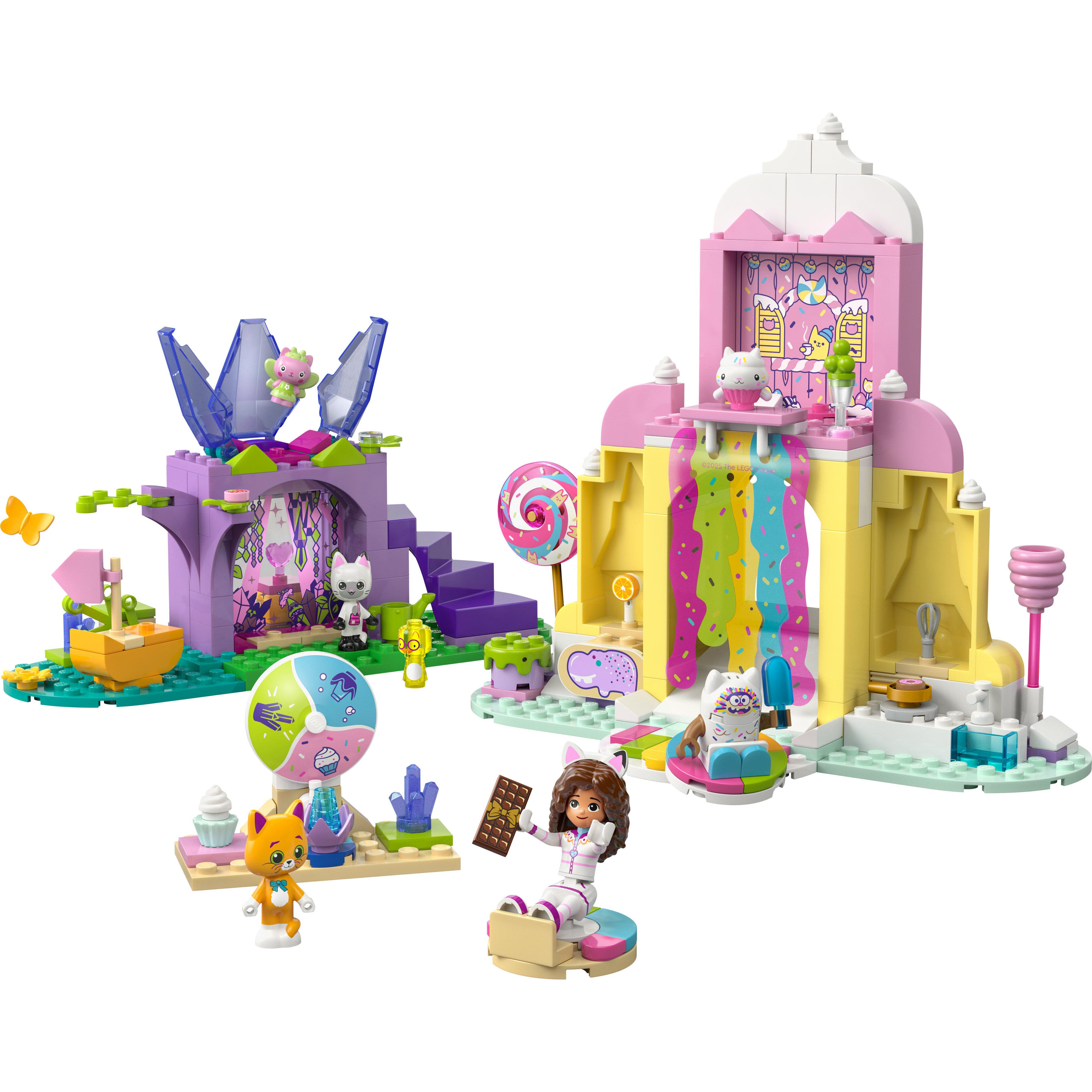 Voir la diapositive 2 : LEGO Gabby et la Maison Magique 11205 La Montagne de Friandises et le Jardin de Fée Minette