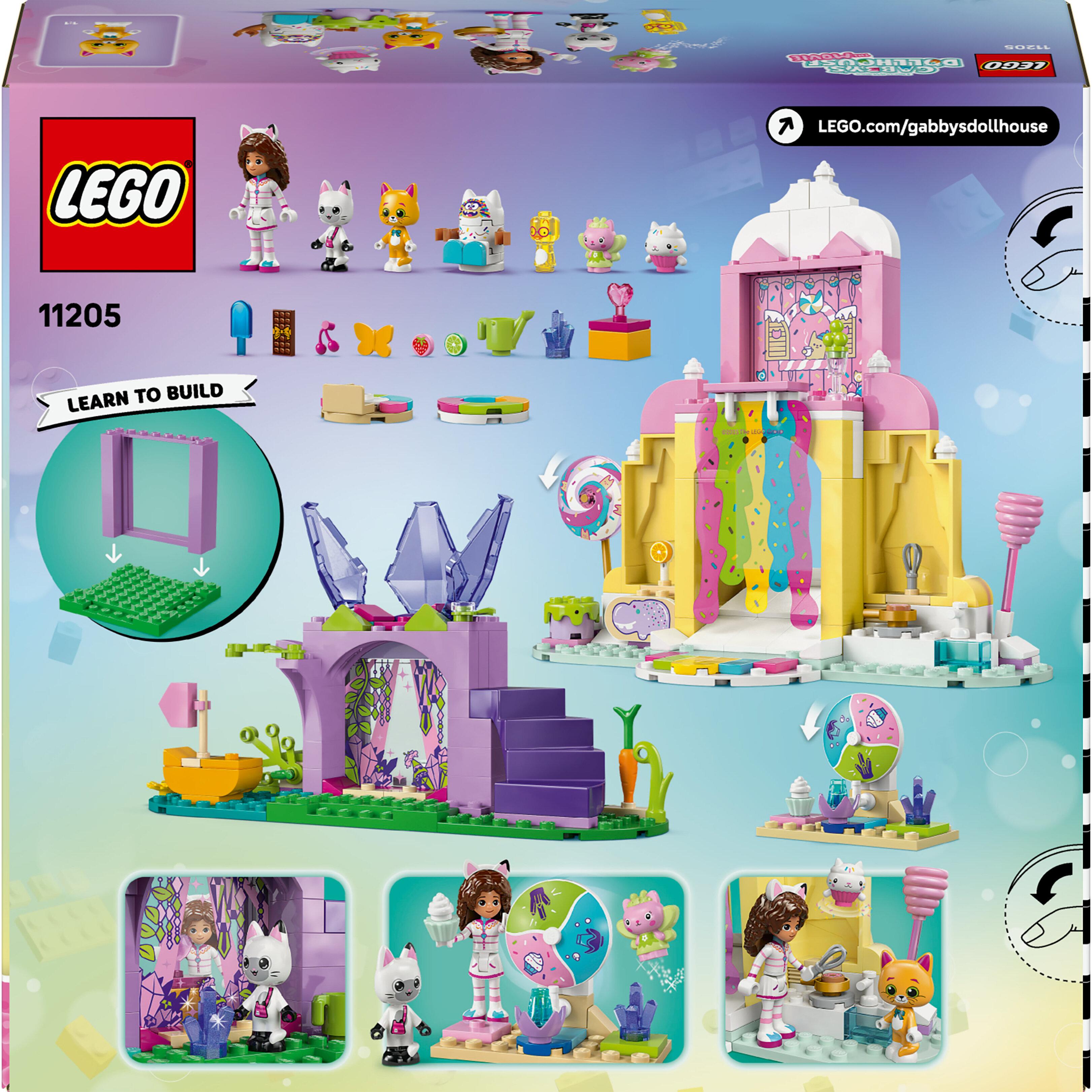 Voir la diapositive 8 : LEGO Gabby et la Maison Magique 11205 La Montagne de Friandises et le Jardin de Fée Minette