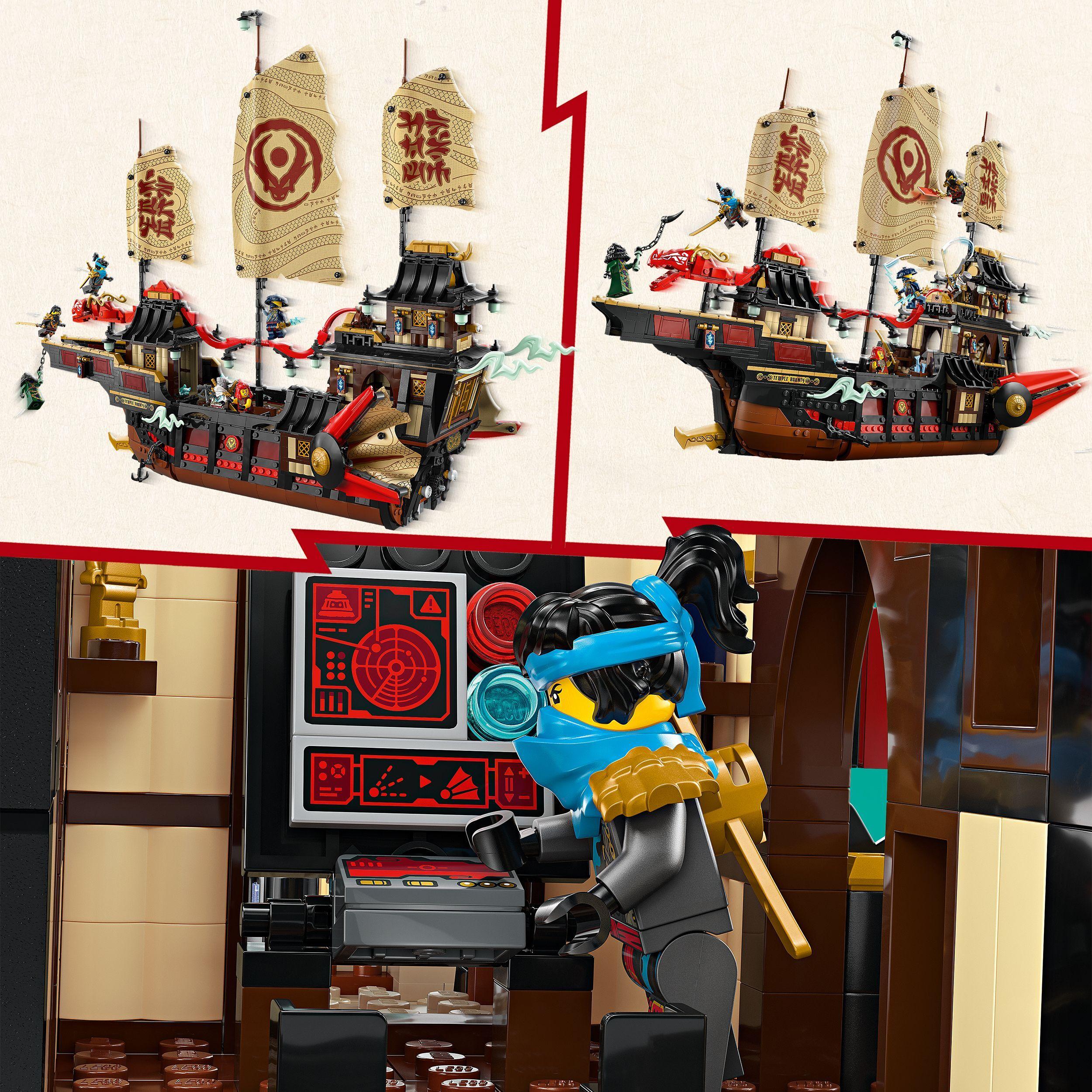 Voir la diapositive 5 : LEGO NINJAGO 71848 Le Temple Bounty - Jeu de Construction Garçon ou Fille dès 14 ans - Nya