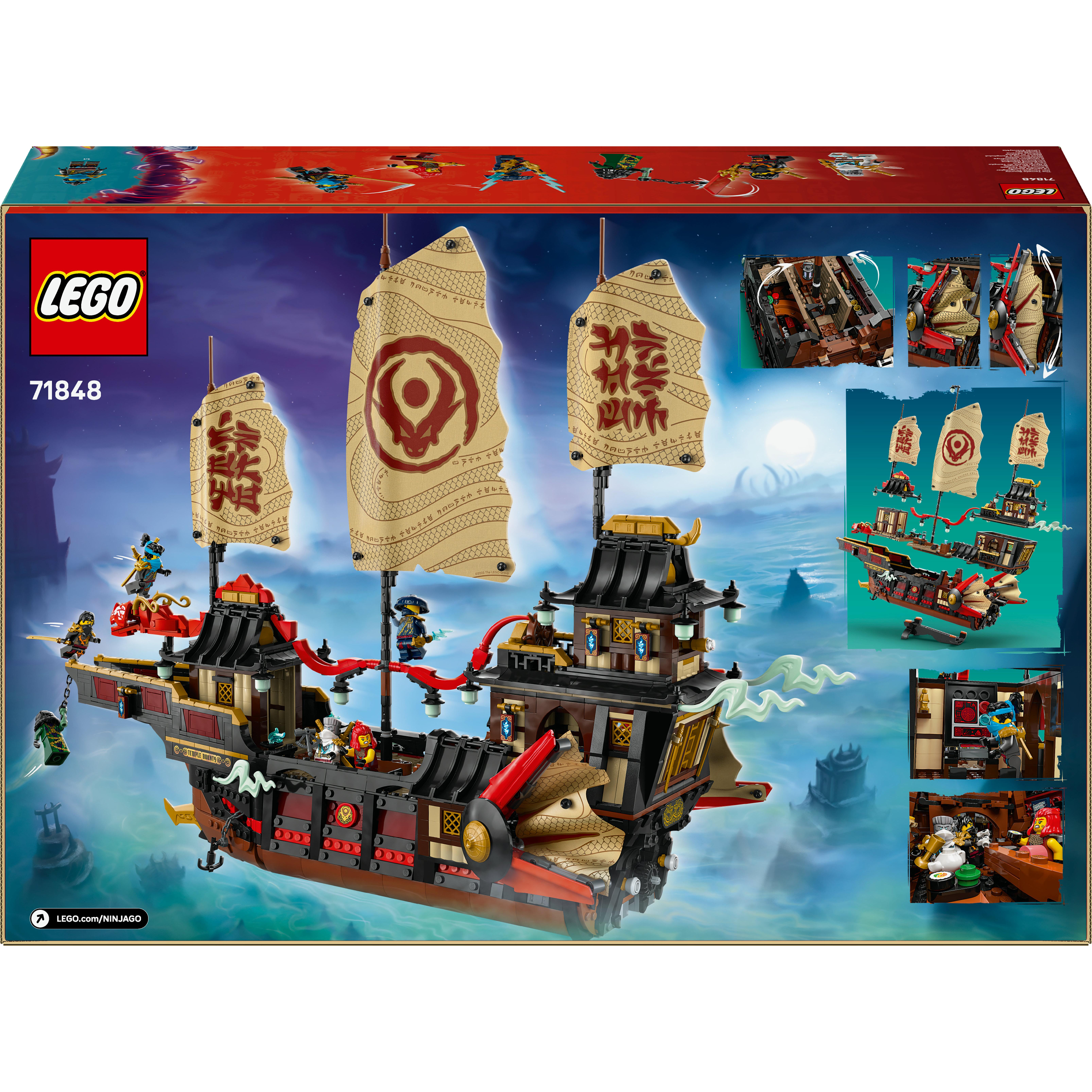 Voir la diapositive 8 : LEGO NINJAGO 71848 Le Temple Bounty - Jeu de Construction Garçon ou Fille dès 14 ans - Nya