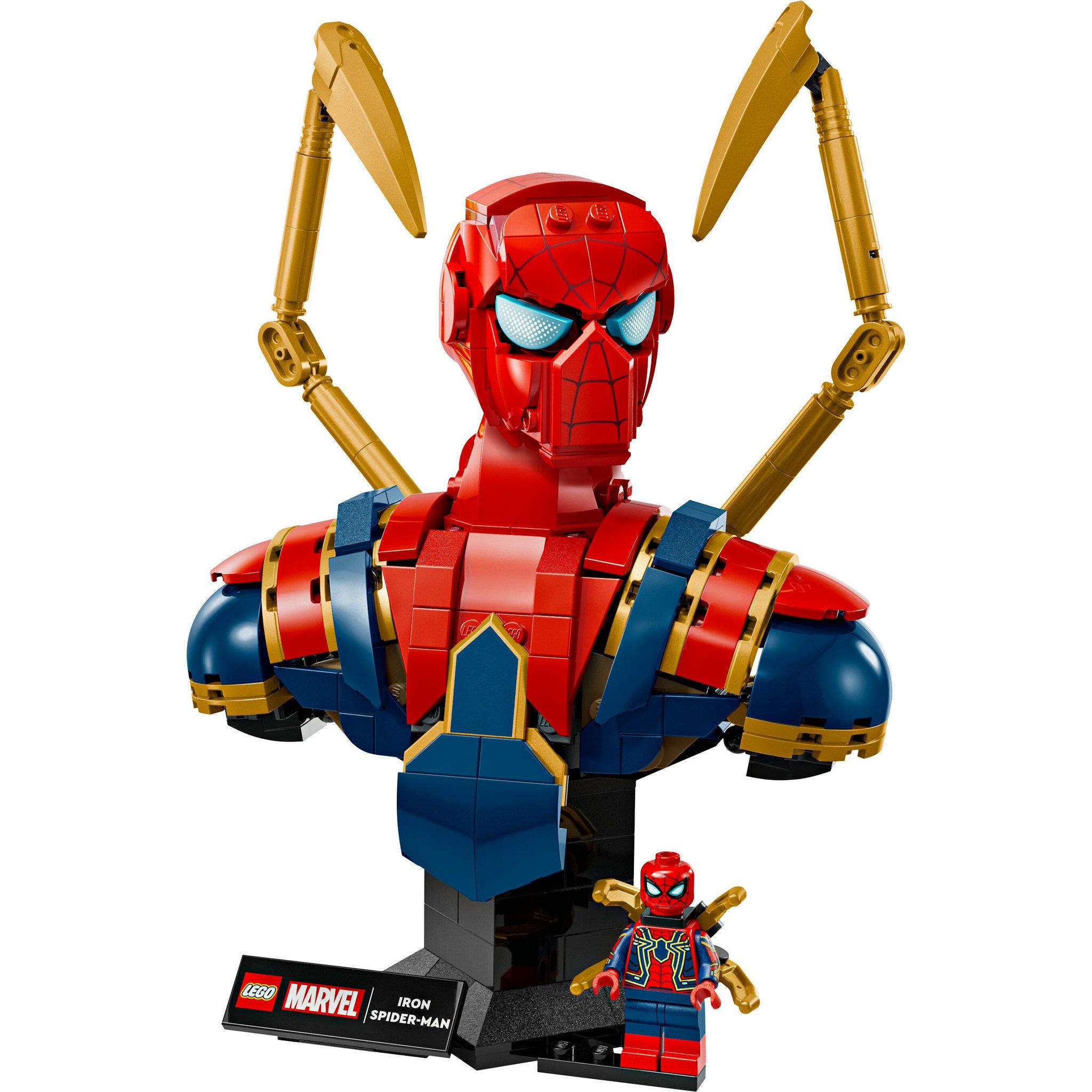Voir la diapositive 2 : LEGO Marvel 76326 Buste d’Iron Spider-Man - Set de Construction Collector pour Adulte