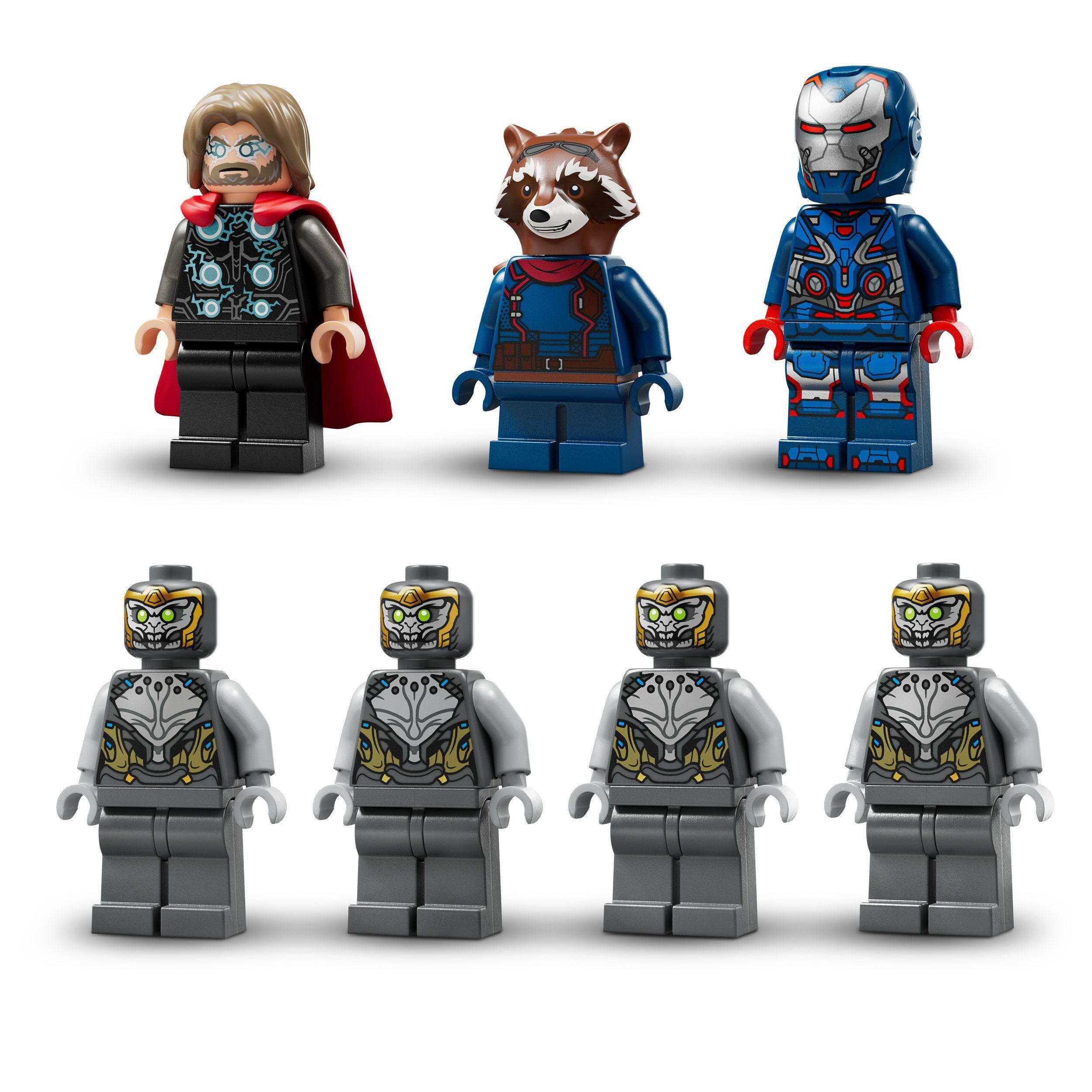 Voir la diapositive 5 : LEGO Marvel 76322 Avengers : Endgame Thor Contre Chitauri - Jeu Garçon ou Fille 8 ans