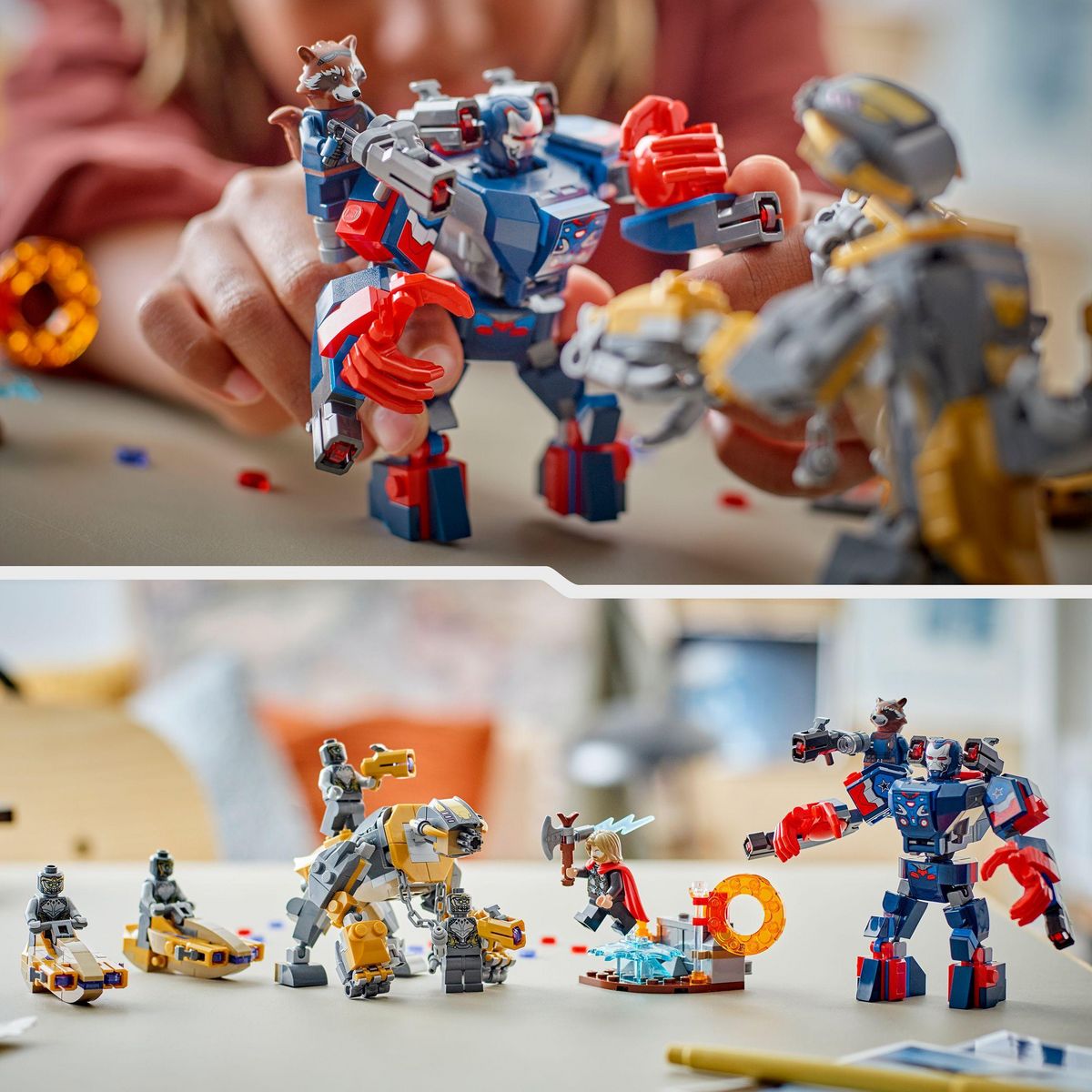 LEGO Marvel 76322 - Avengers : Endgame Thor contre les Chitauri