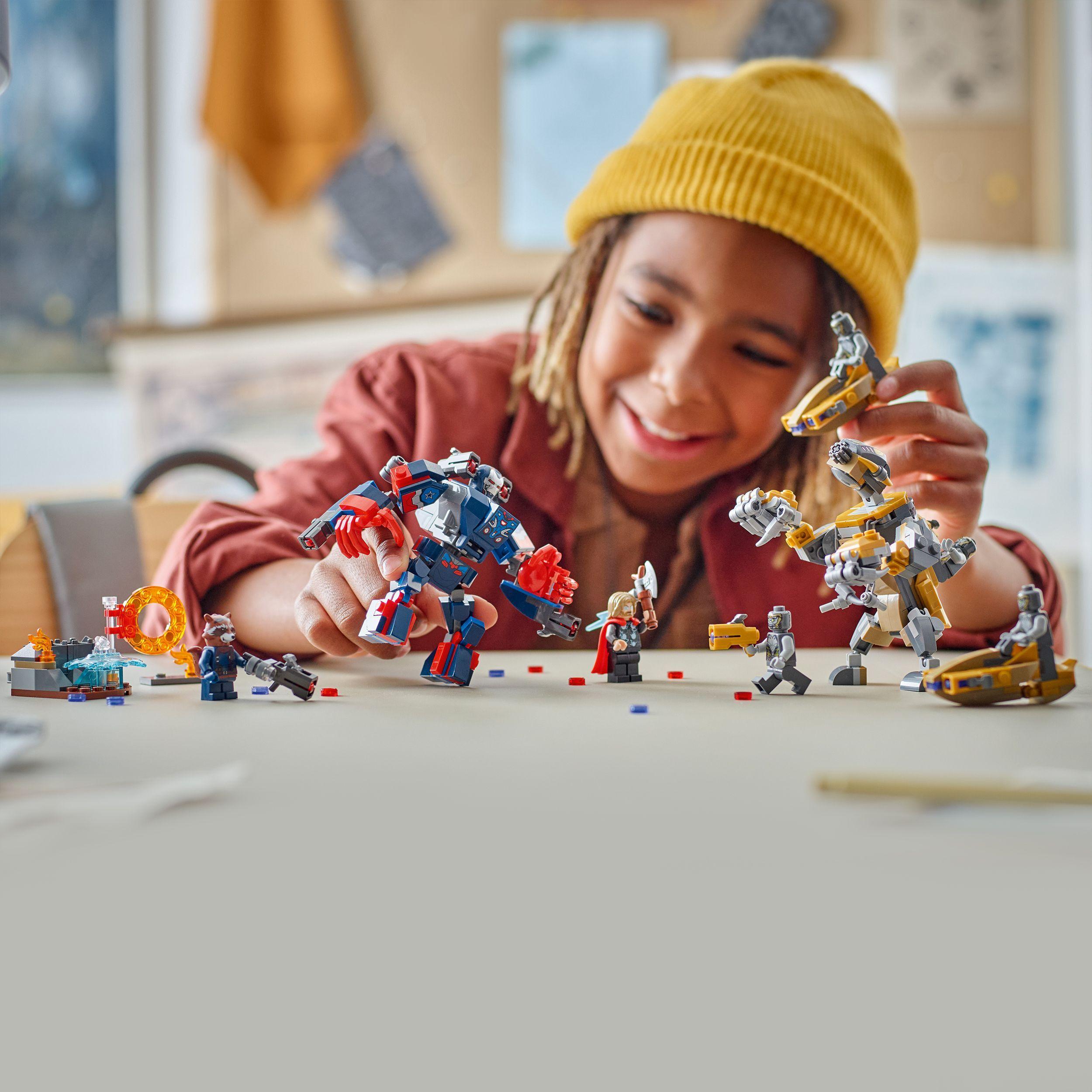 Voir la diapositive 7 : LEGO Marvel 76322 Avengers : Endgame Thor Contre Chitauri - Jeu Garçon ou Fille 8 ans