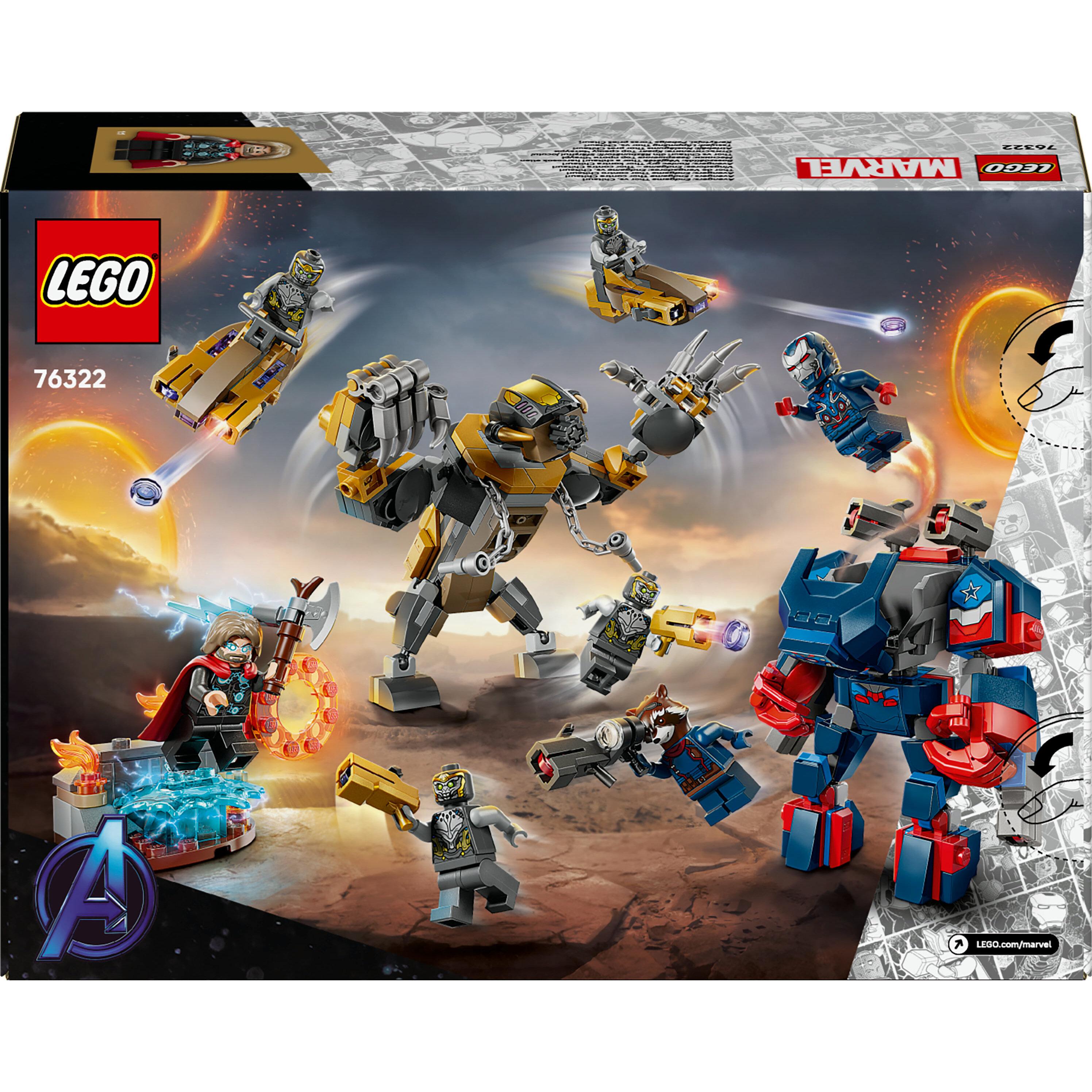 Voir la diapositive 8 : LEGO Marvel 76322 Avengers : Endgame Thor Contre Chitauri - Jeu Garçon ou Fille 8 ans