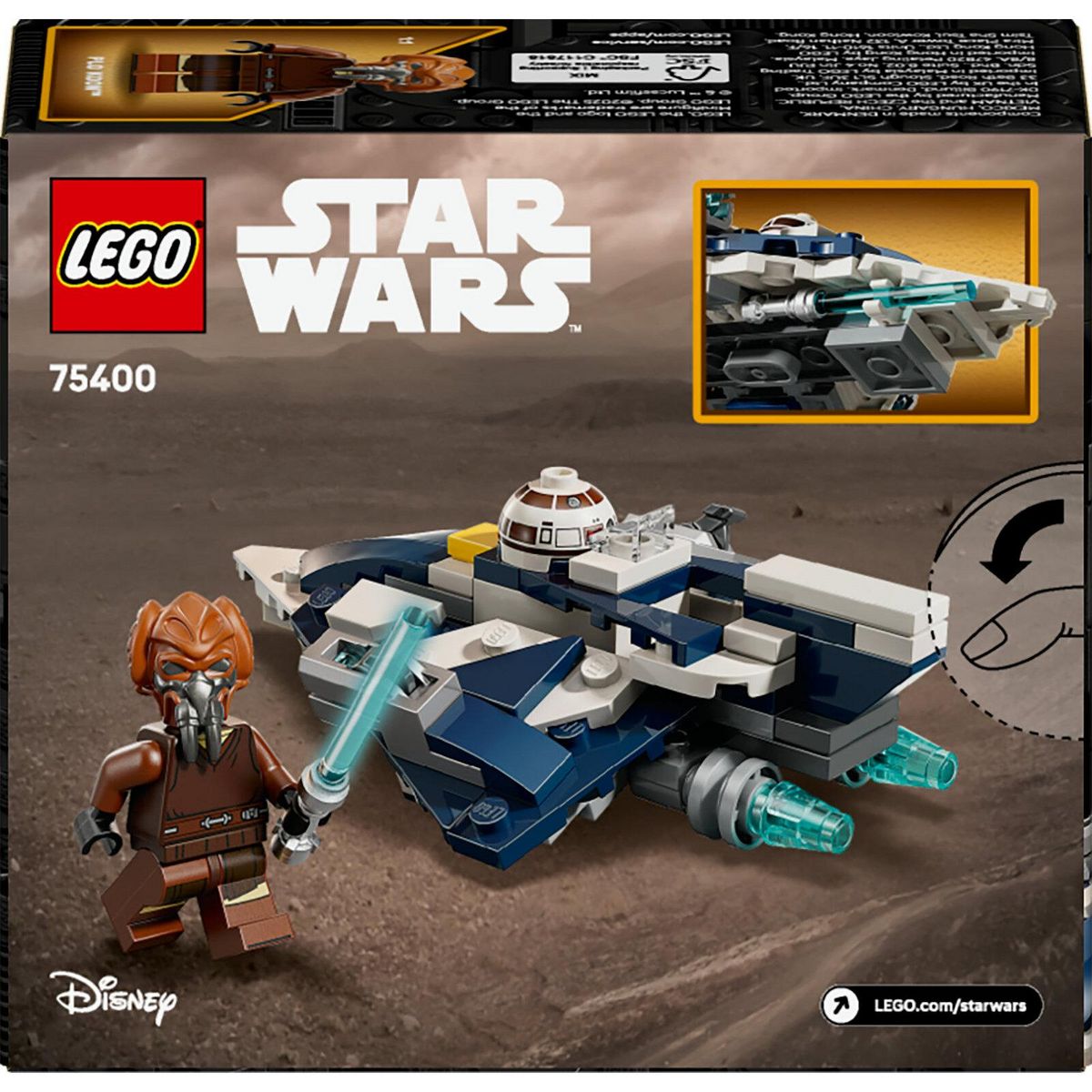 LEGO Star Wars 75400 - MicroFighter Chasseur Jedi de Plo Koon