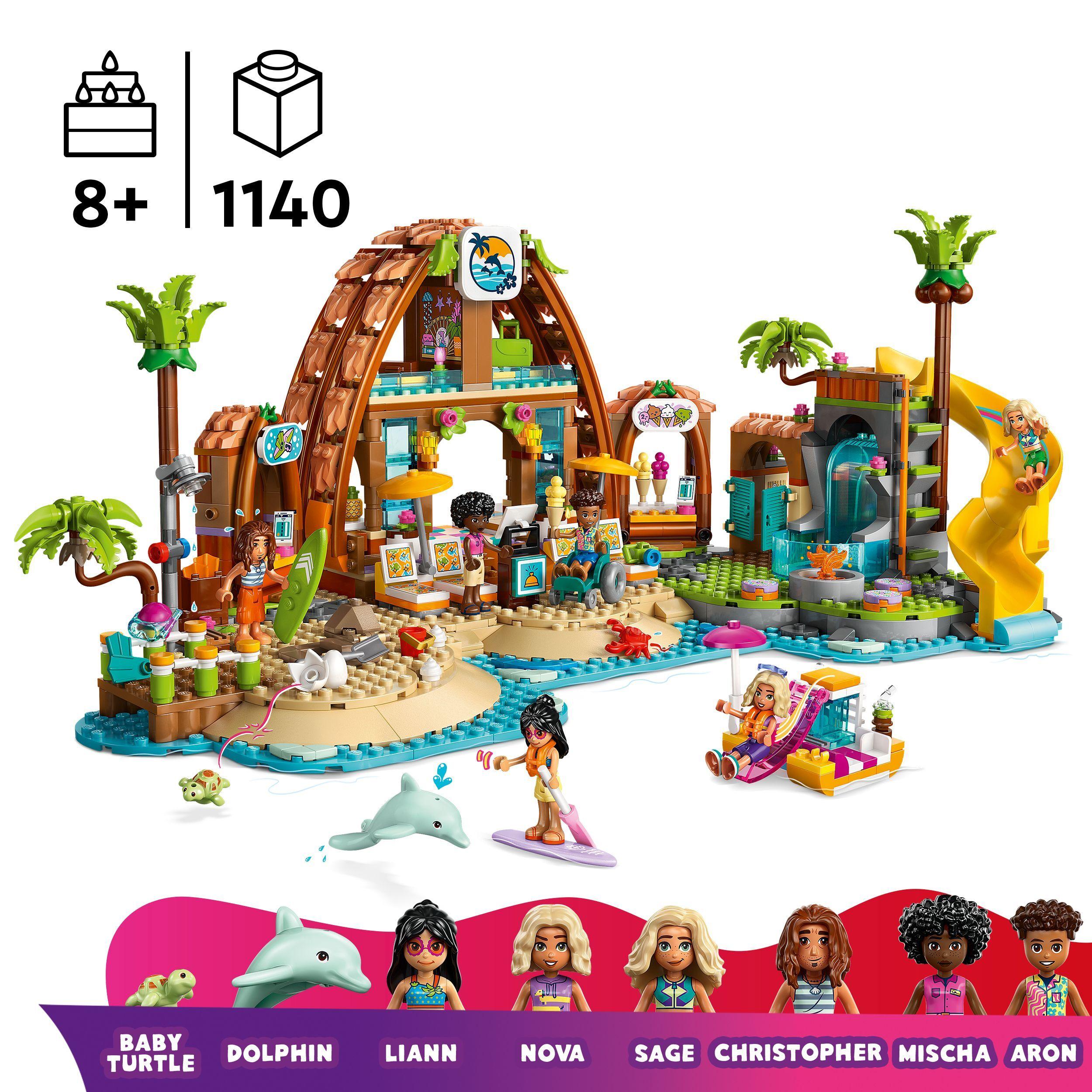 Voir la diapositive 3 : LEGO Friends 42673 Vacances à l’Hôtel de la Plage - Jouet pour Fille ou Garçon dès 8 ans