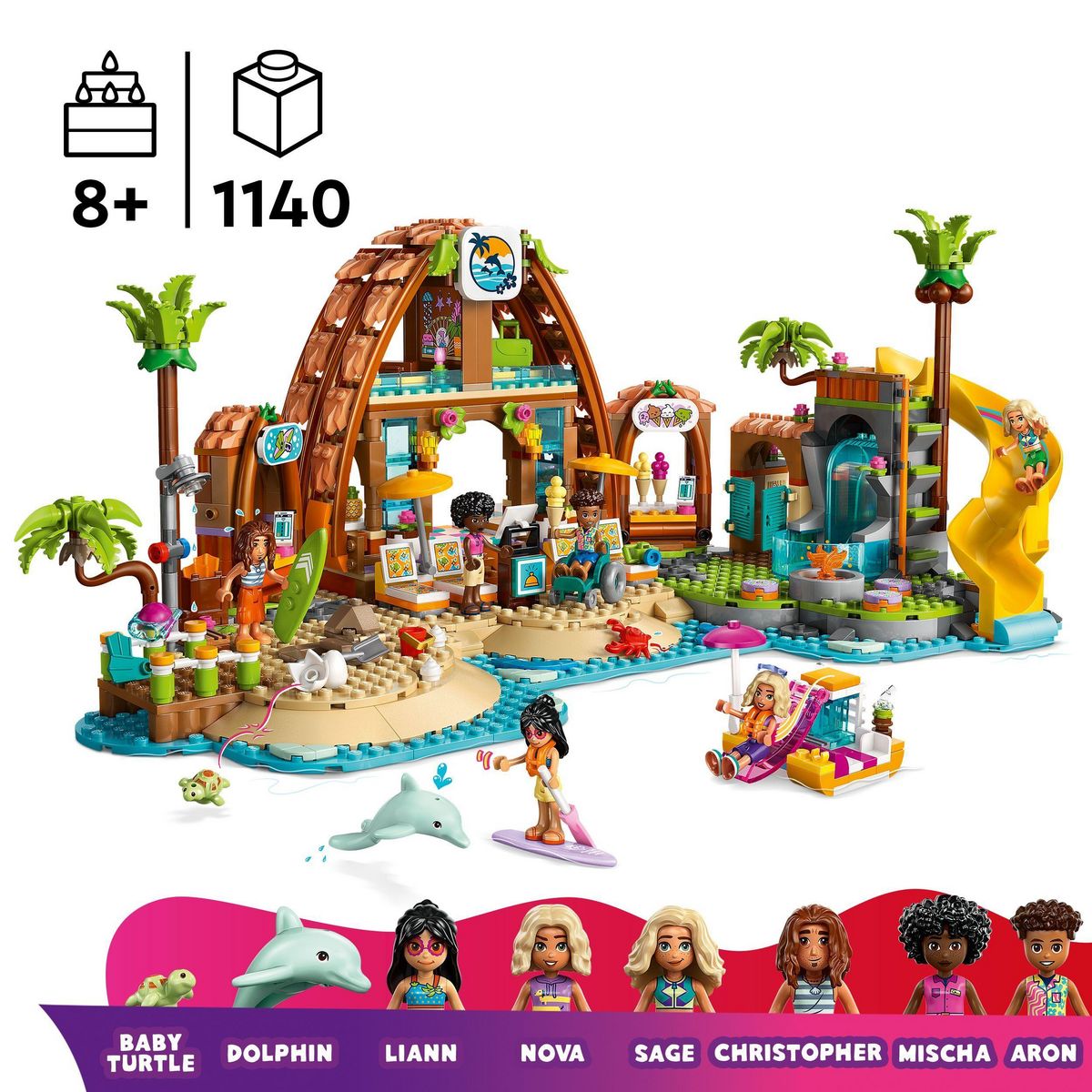 LEGO Friends 42673 - Vacances a l'Hotel de la Plage