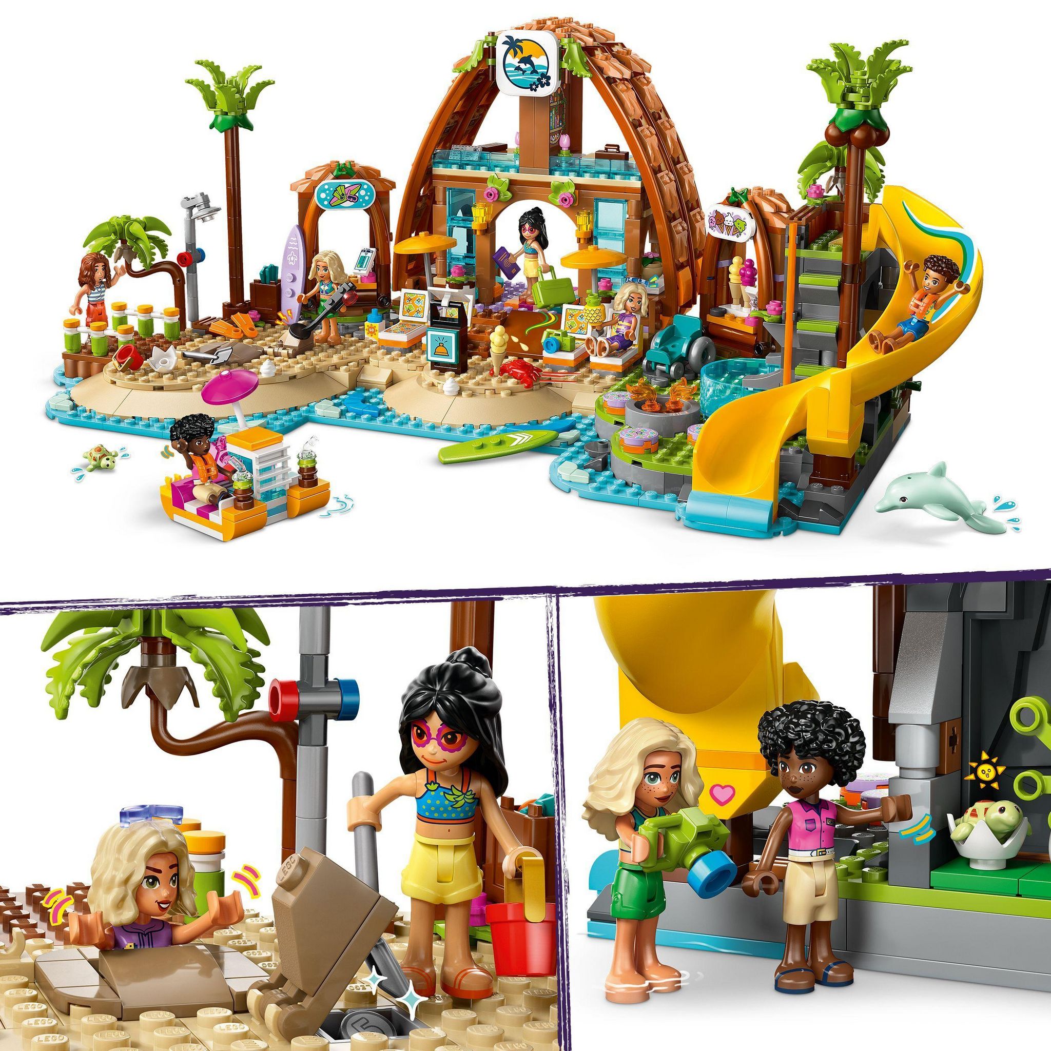 Voir la diapositive 4 : LEGO Friends 42673 - Vacances a l'Hotel de la Plage