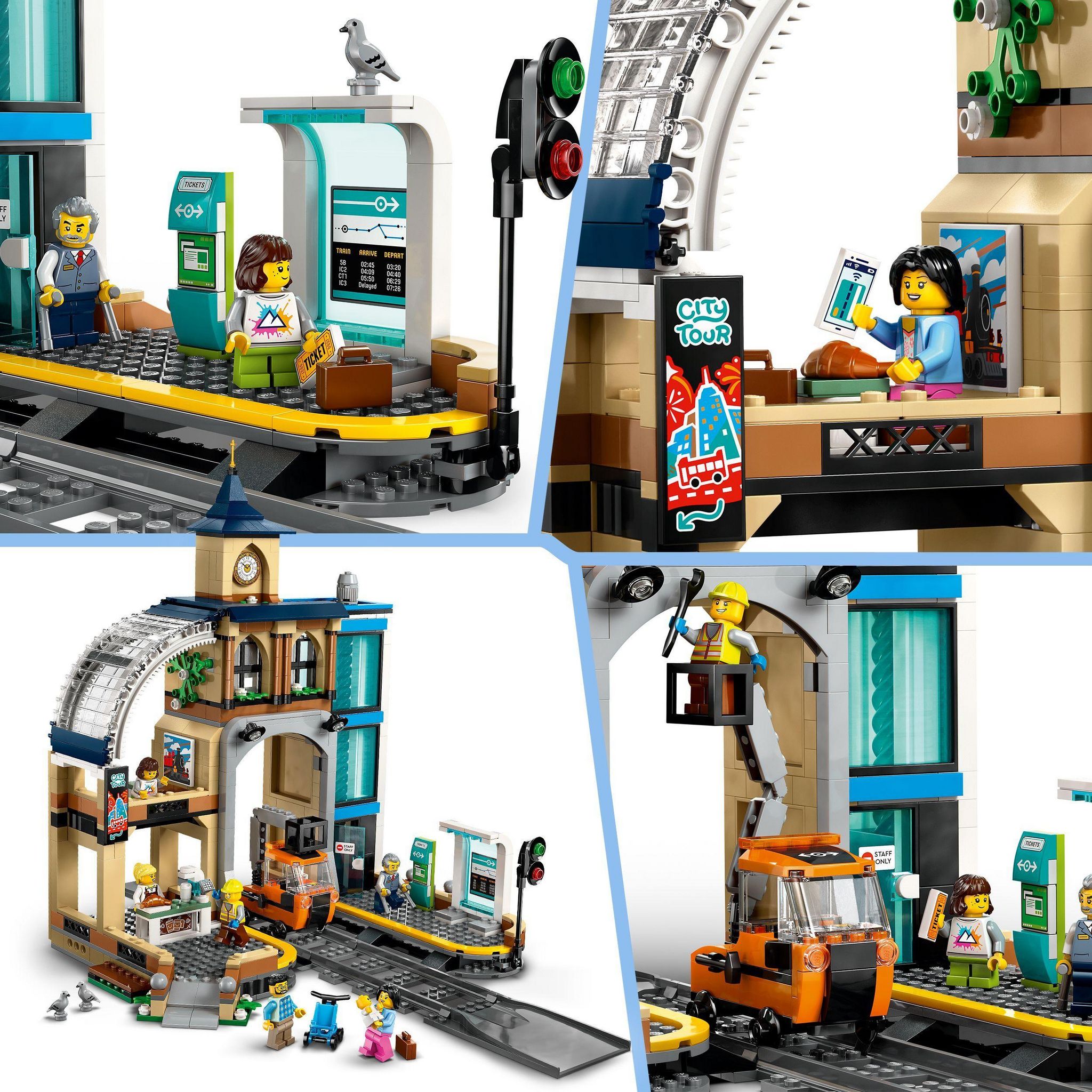 Voir la diapositive 4 : LEGO City 60469 - La Gare Centrale