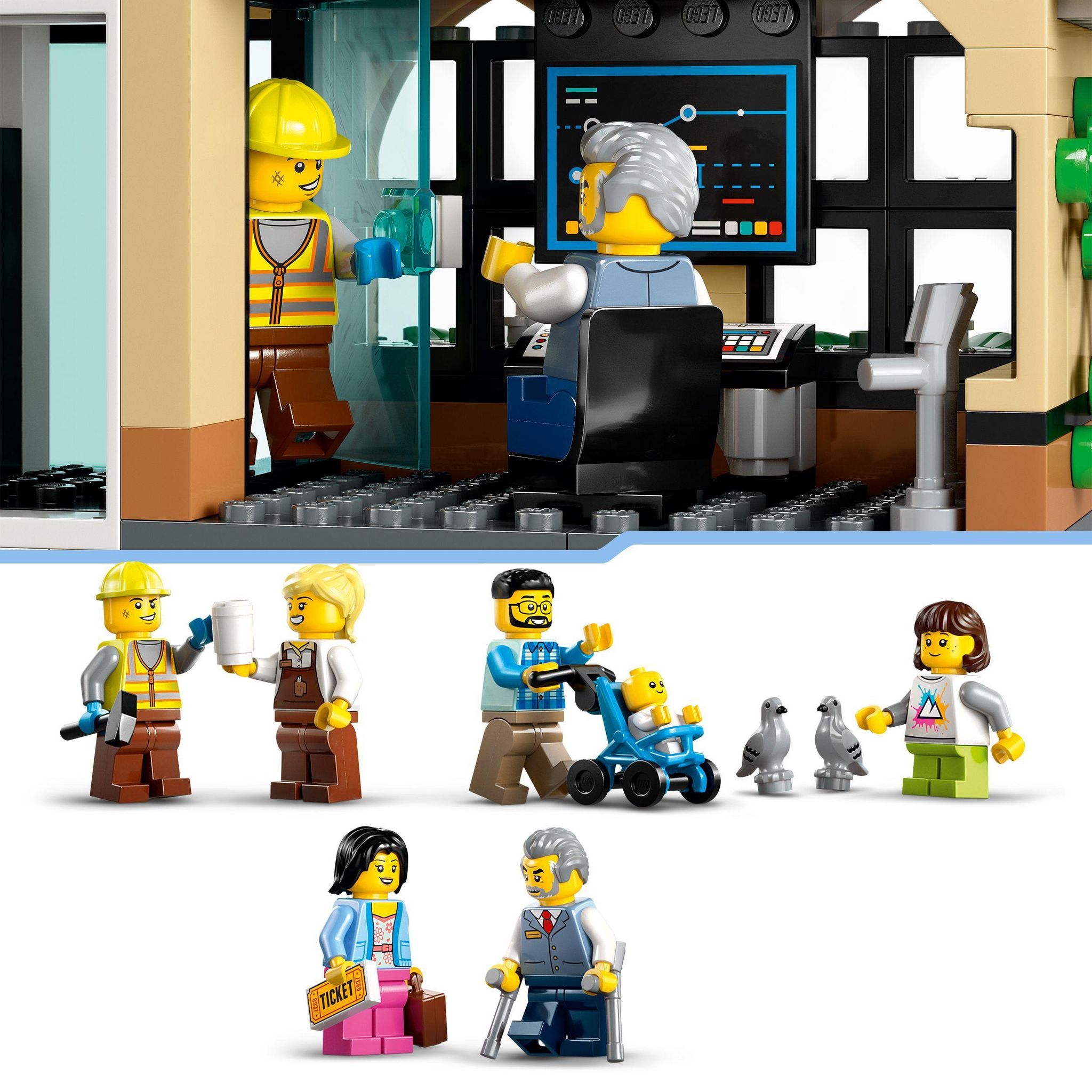 Voir la diapositive 5 : LEGO City 60469 - La Gare Centrale