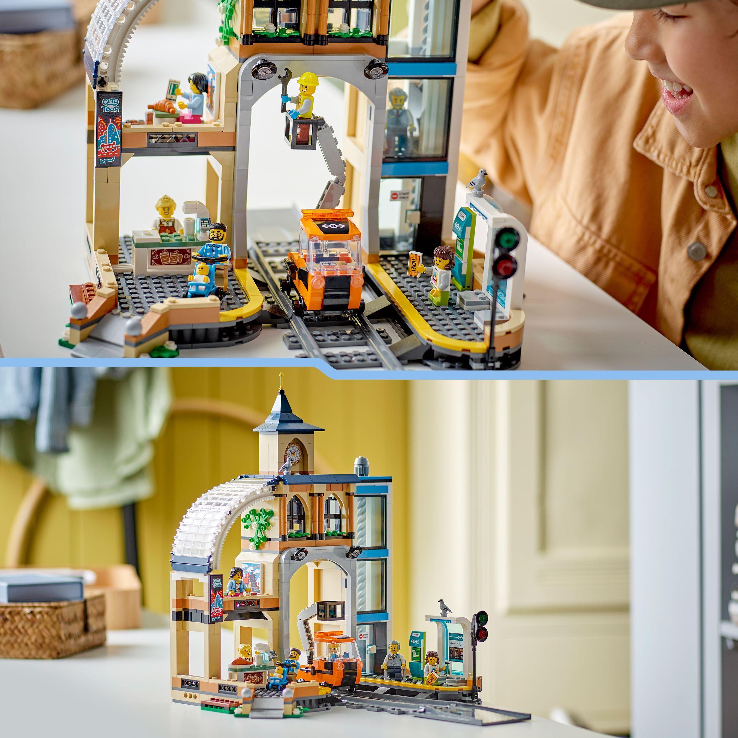 Voir la diapositive 6 : LEGO City 60469 La Gare Centrale - Jeu de Construction pour Garçon ou Fille dès 7 ans