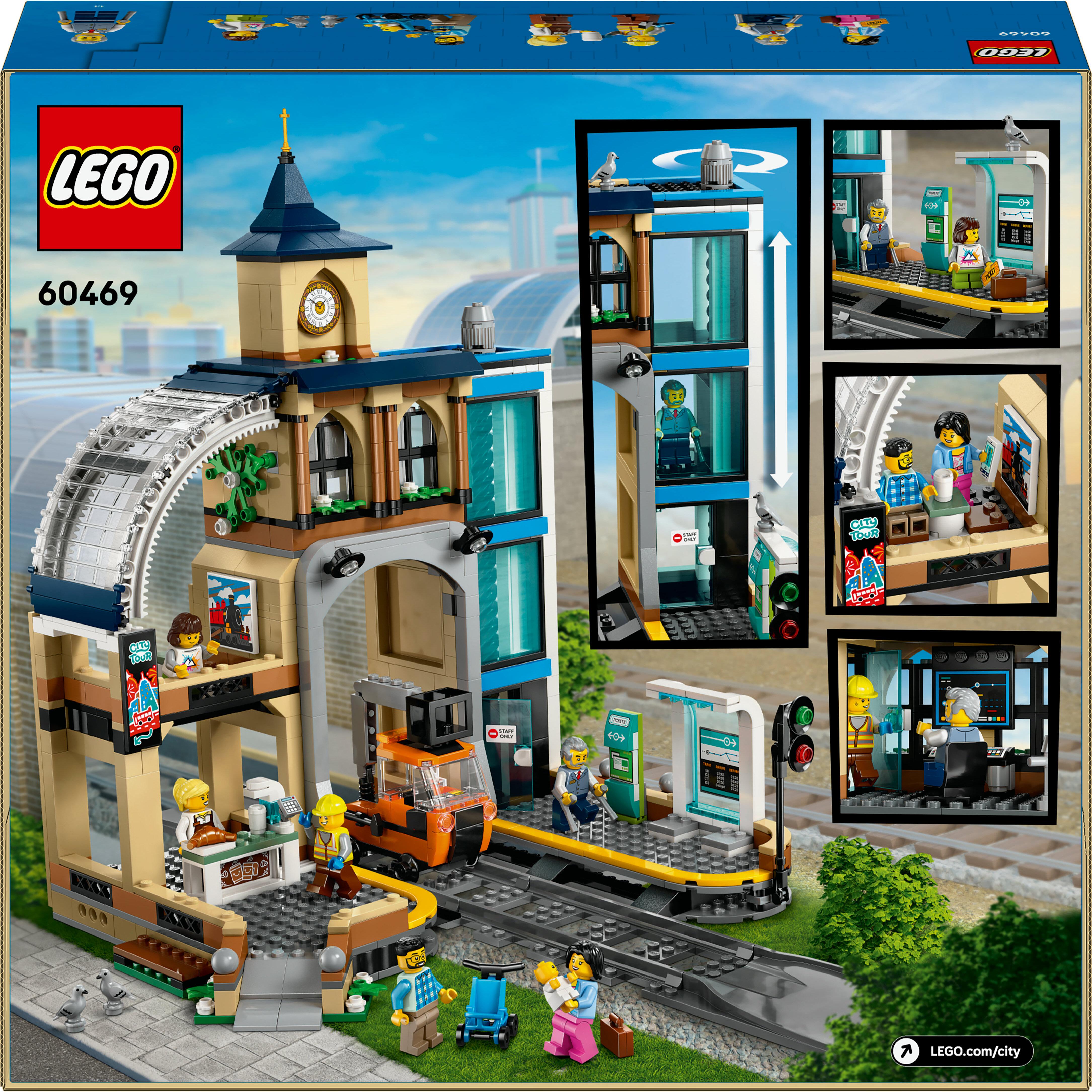 Voir la diapositive 8 : LEGO City 60469 La Gare Centrale - Jeu de Construction pour Garçon ou Fille dès 7 ans