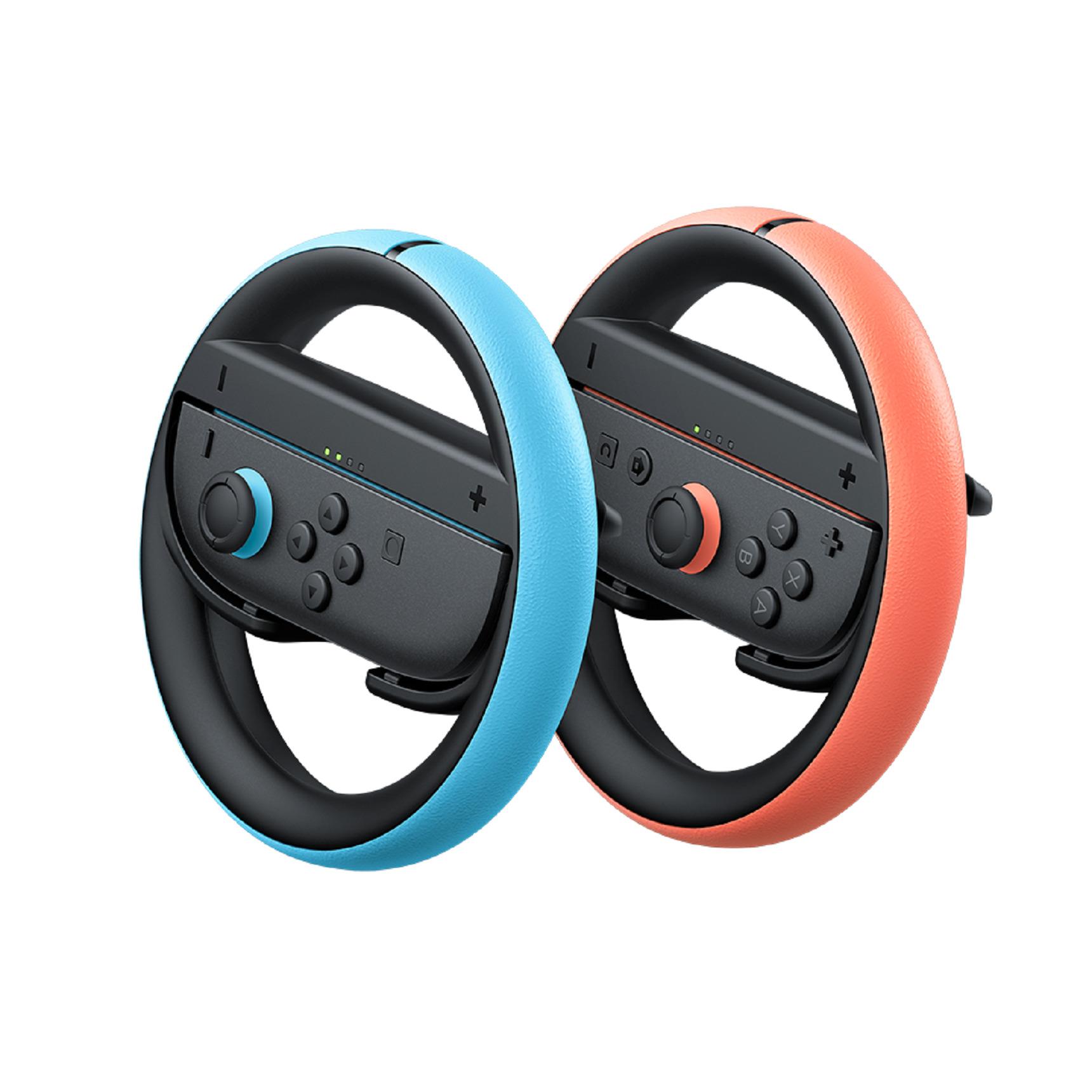 Voir la diapositive 2 : NINTENDO Paire de volants Joycon Bleu/Rouge - Accessoire pour Switch 2