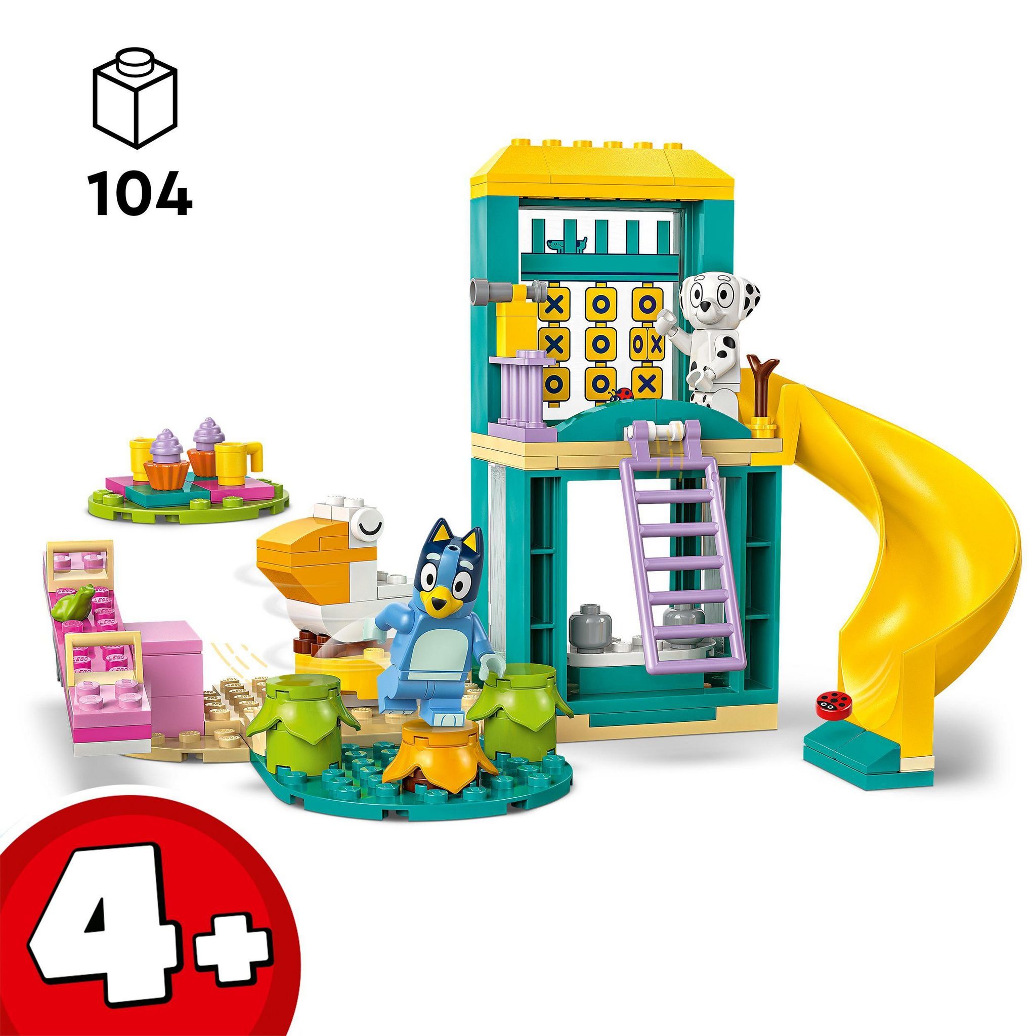 Voir la diapositive 3 : LEGO Bluey 11201 Bluey et Chloé à l’Aire de Jeux - Jeu de Construction dès 4 ans - Animaux
