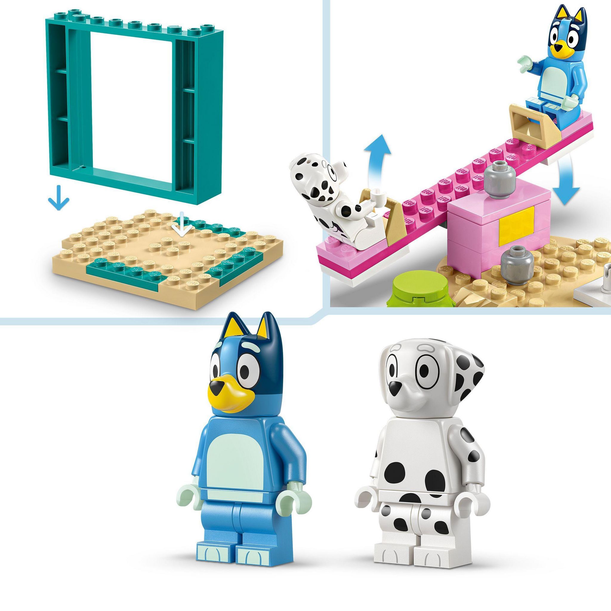 Voir la diapositive 5 : LEGO Bluey 11201 Bluey et Chloé à l’Aire de Jeux - Jeu de Construction dès 4 ans - Animaux