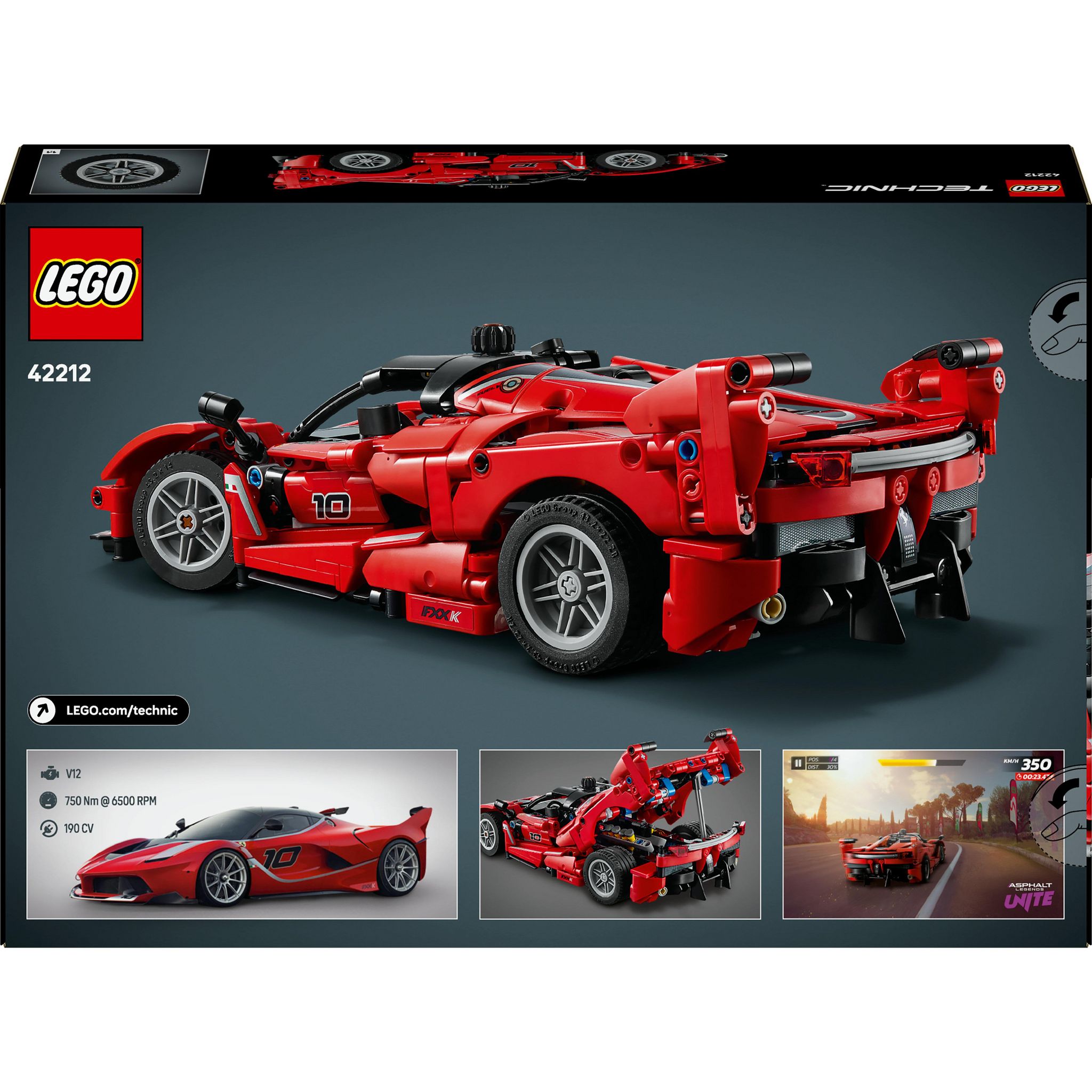 Voir la diapositive 8 : LEGO Technic 42212 - Ferrari FXX K