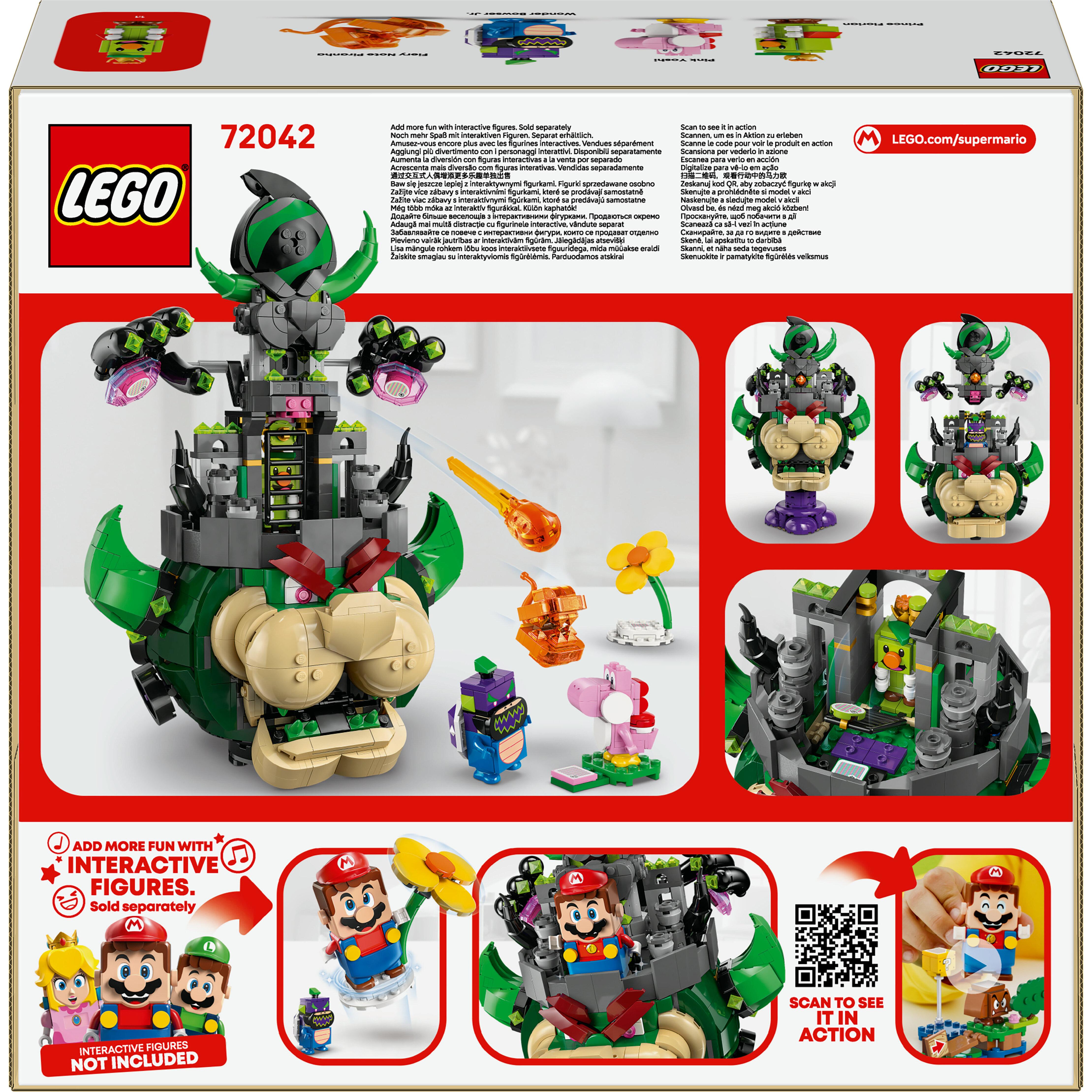 Voir la diapositive 3 : LEGO Super Mario 72042 Prince Florian et Château de Bowser - Jeu pour Garçon dès 9 ans