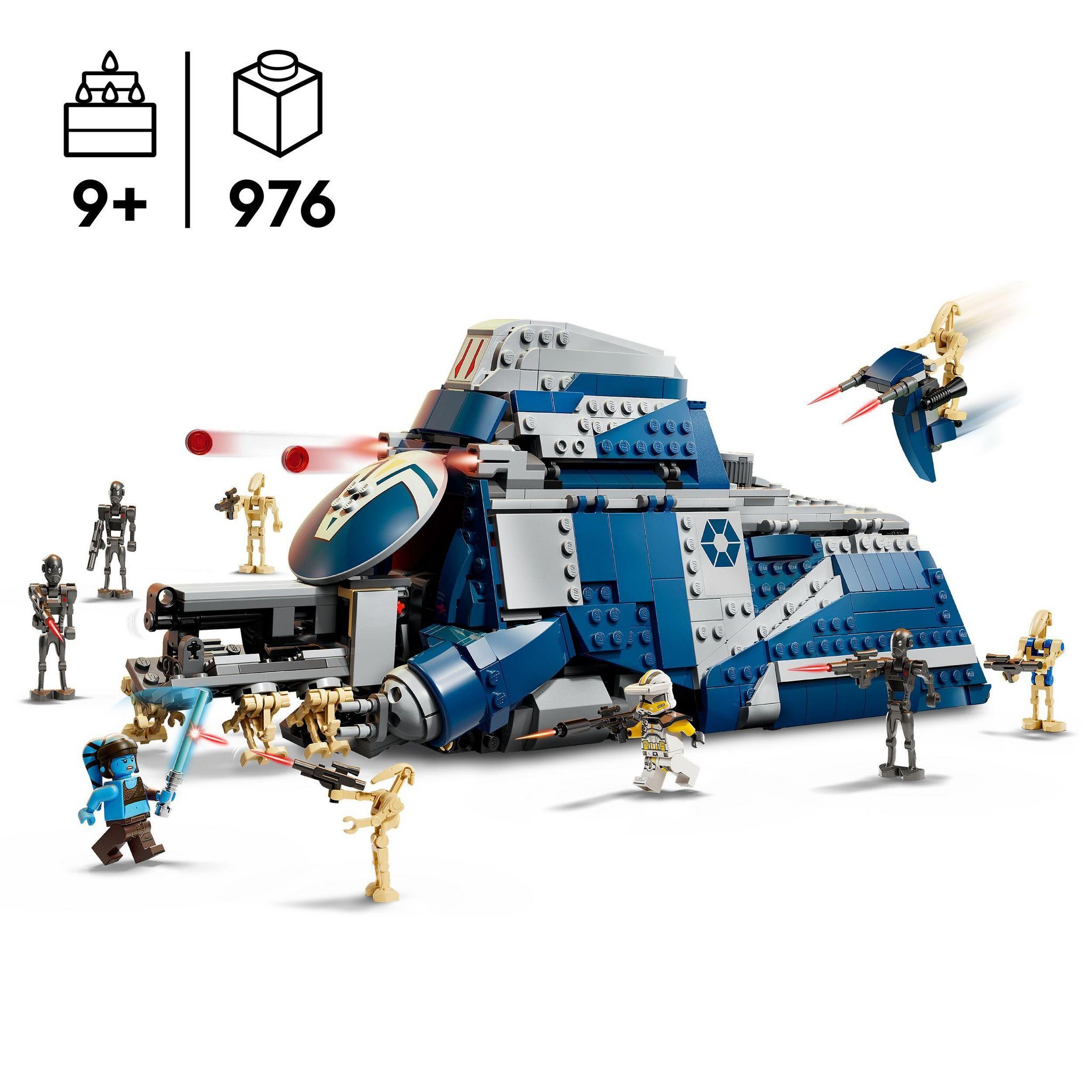 Voir la diapositive 3 : LEGO Star Wars 75435 - Le MTT des Séparatistes de la Bataille de Felucia
