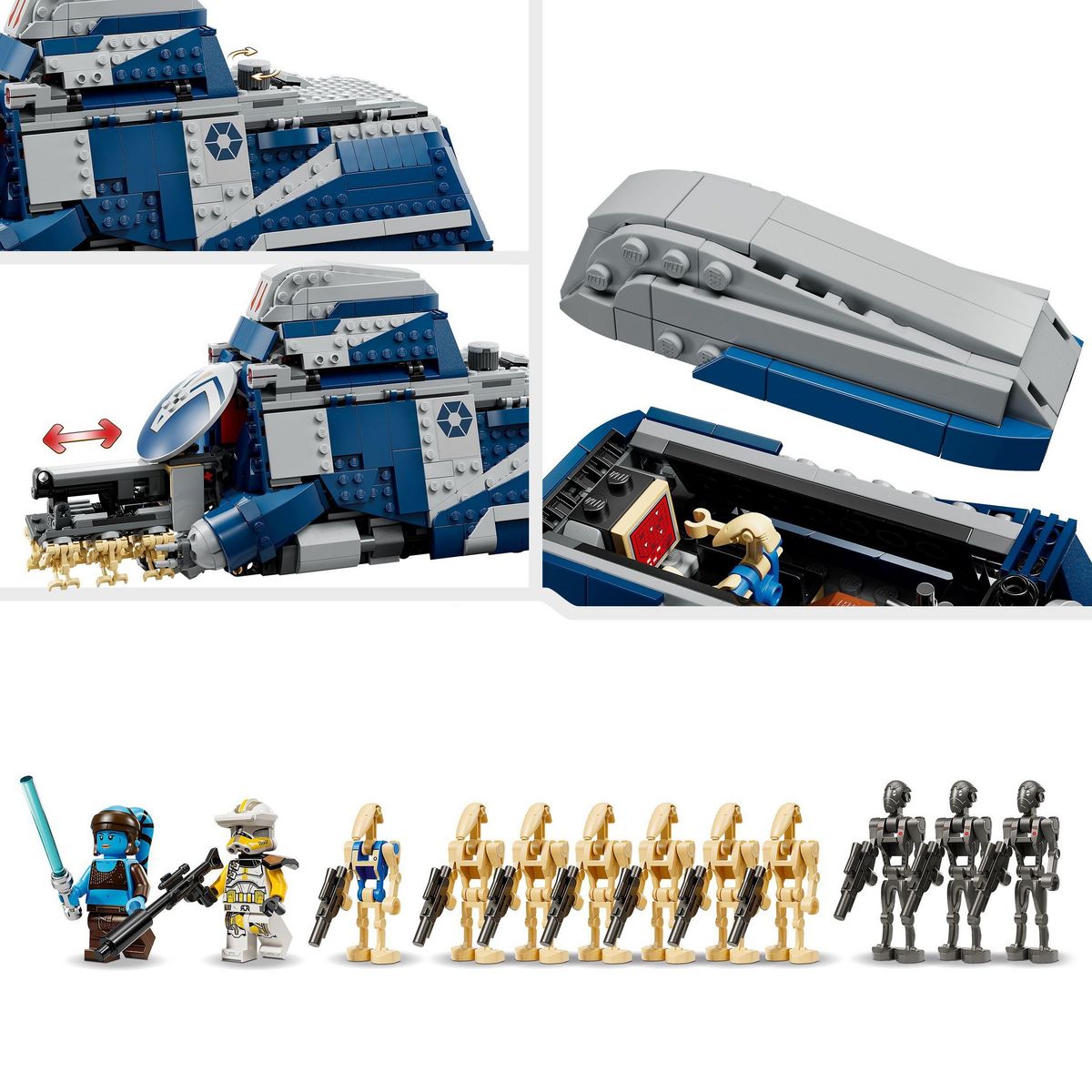 LEGO Star Wars 75435 - Le MTT des Séparatistes de la Bataille de Felucia